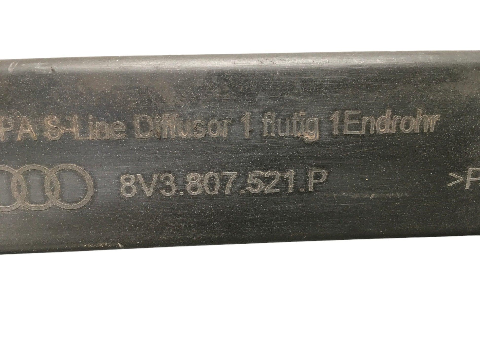 Difusor paragolpes trasero Audi S3 8V Fase 2 - 8V3807521P