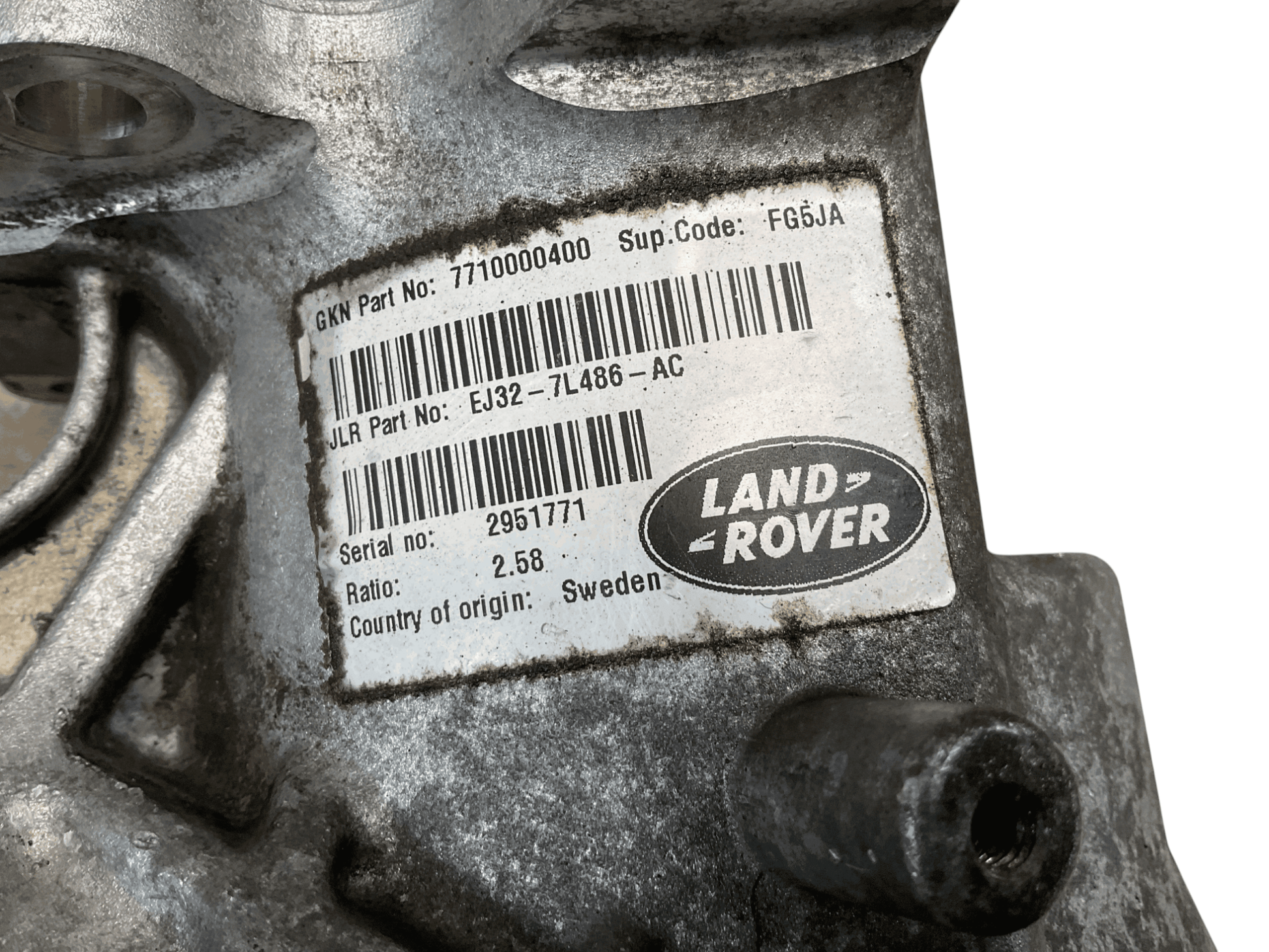 EJ327L486AC Diferencial delantero Land Rover Jaguar - EJ327L486AC