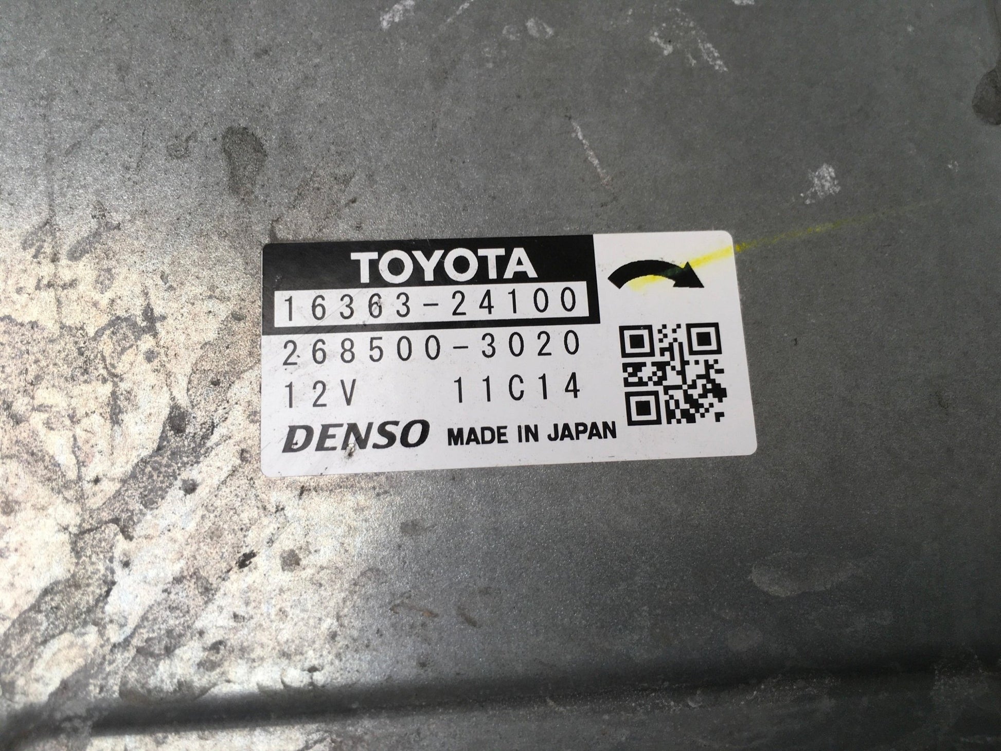 Electro ventilador Toyota C - HR - 1636324100