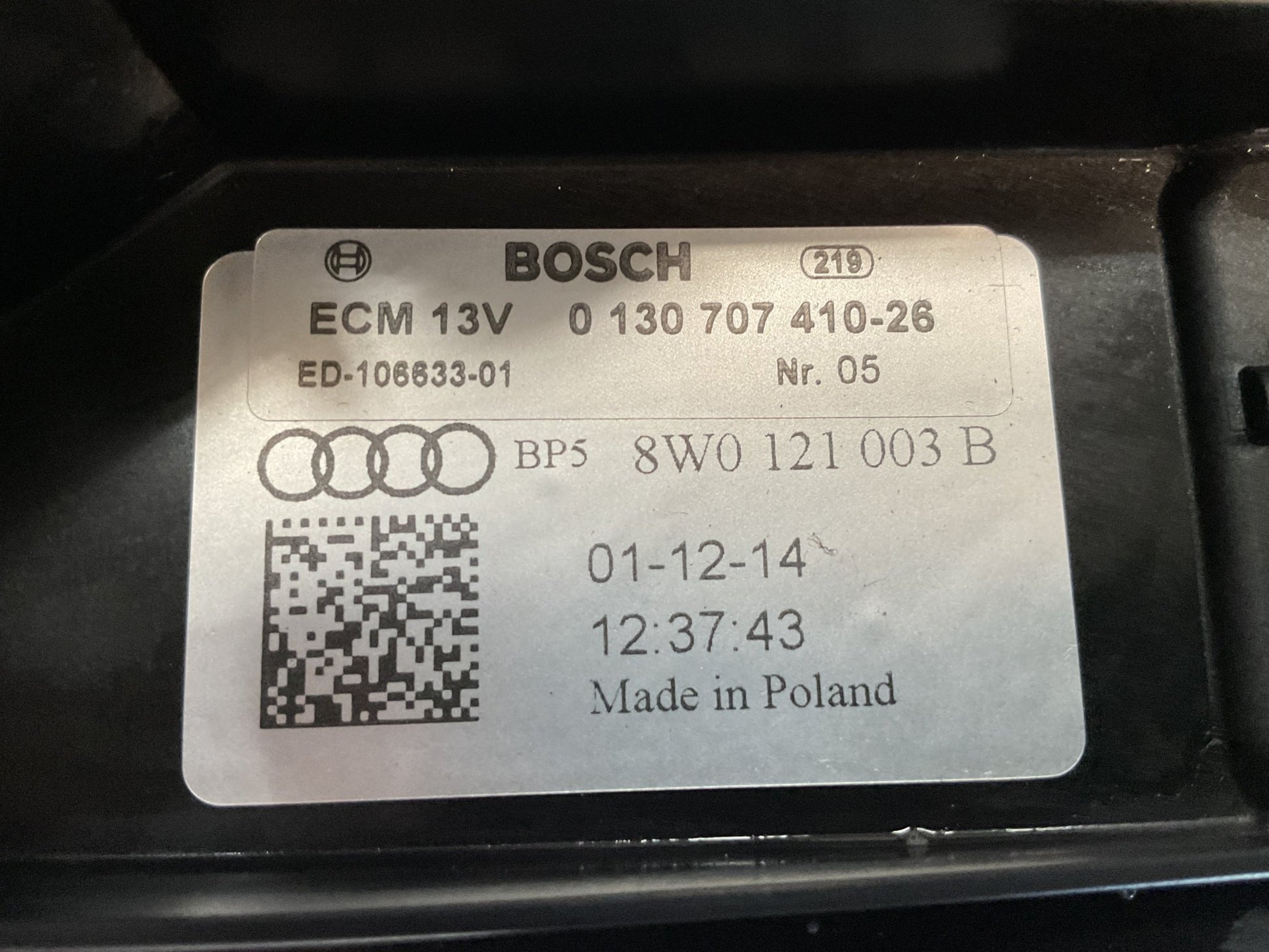 Electroventilador AUDI 8W0121003B - 8W0121003B