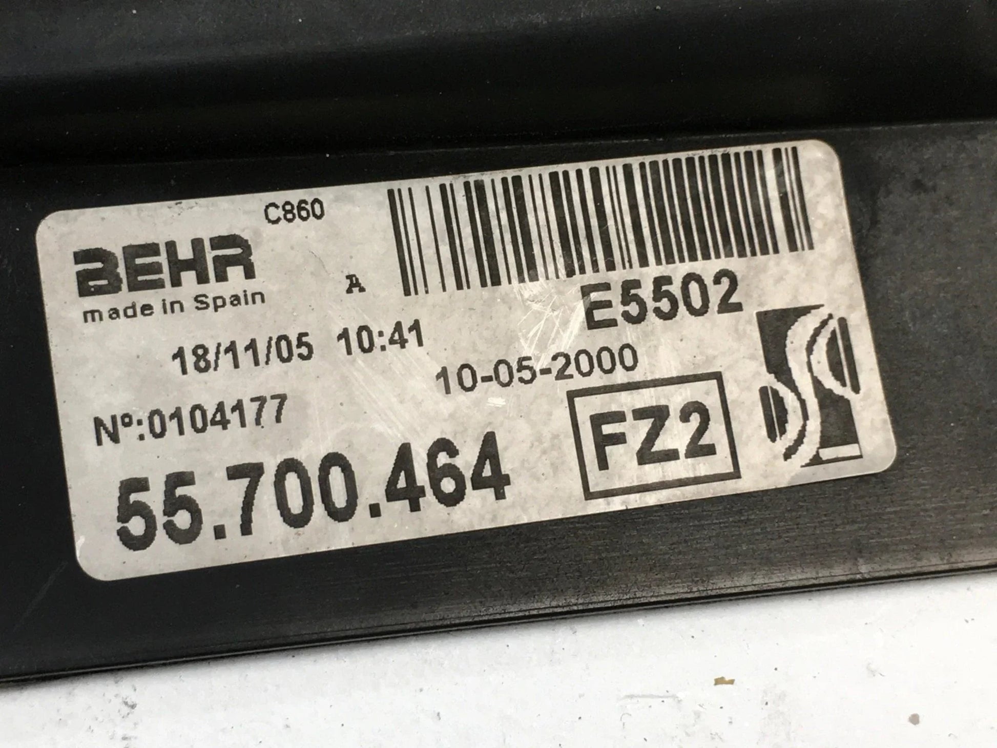 Electroventilador Opel 55701410