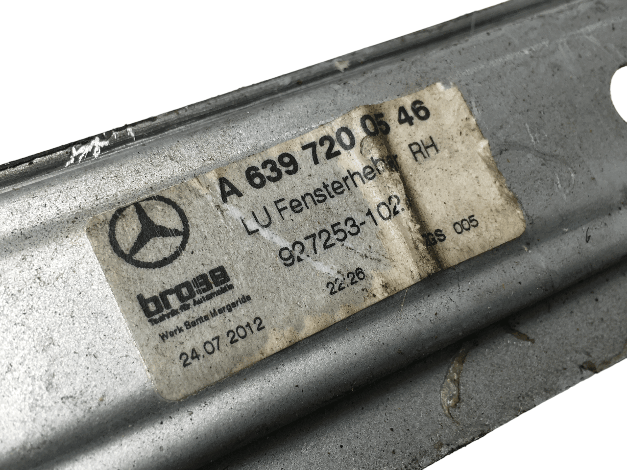 Elevalunas del dcho Mercedes Vito W639 - A6397200546