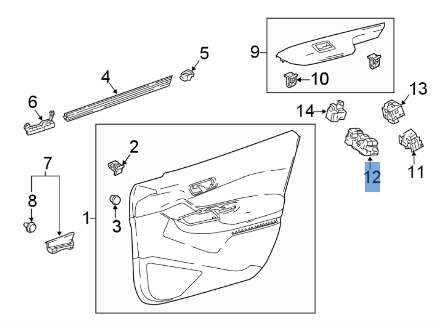 Elevalunas del izq Toyota C - HR - 8404002160