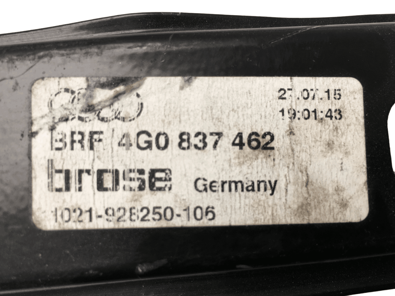 Elevalunas delantero dcho audi A6 4G - 4G0837462