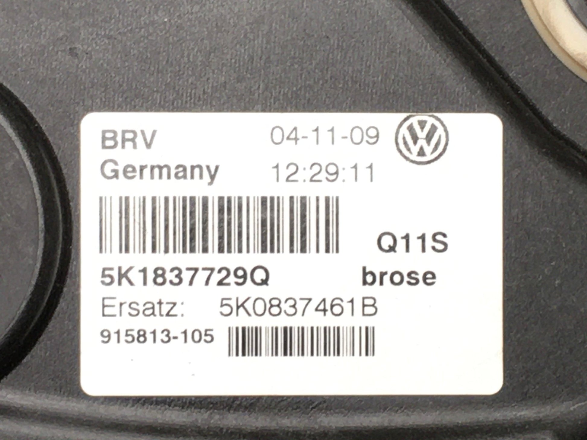 Elevalunas izquierdo VW Golf VI - 5K0837461B