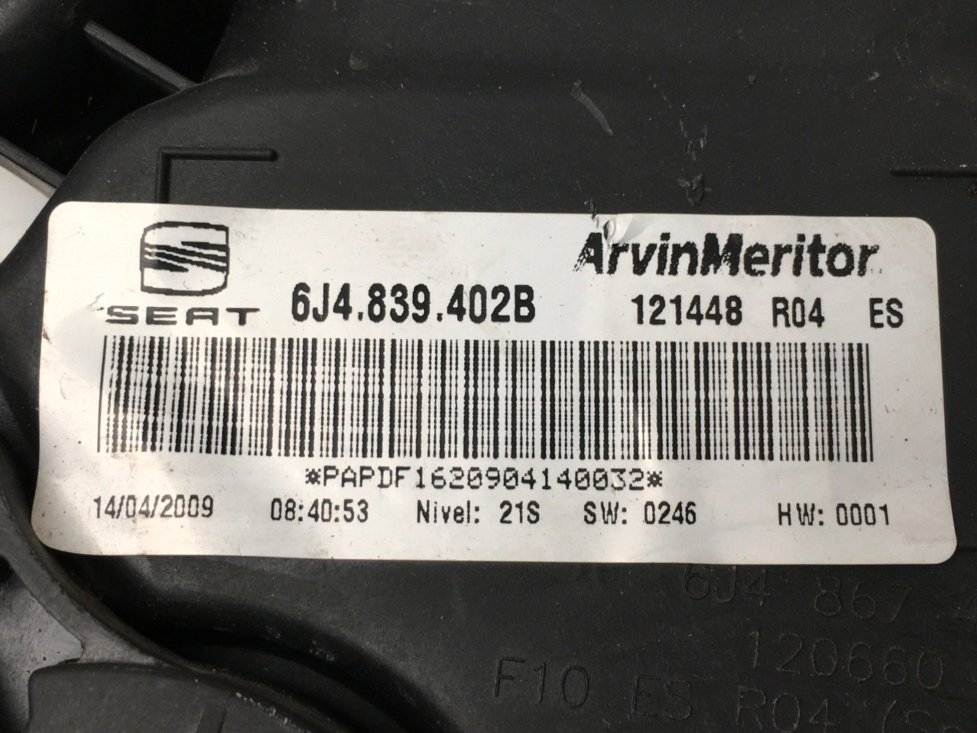 Elevalunas tra dcho Seat Ibiza IV - 6J4839402B