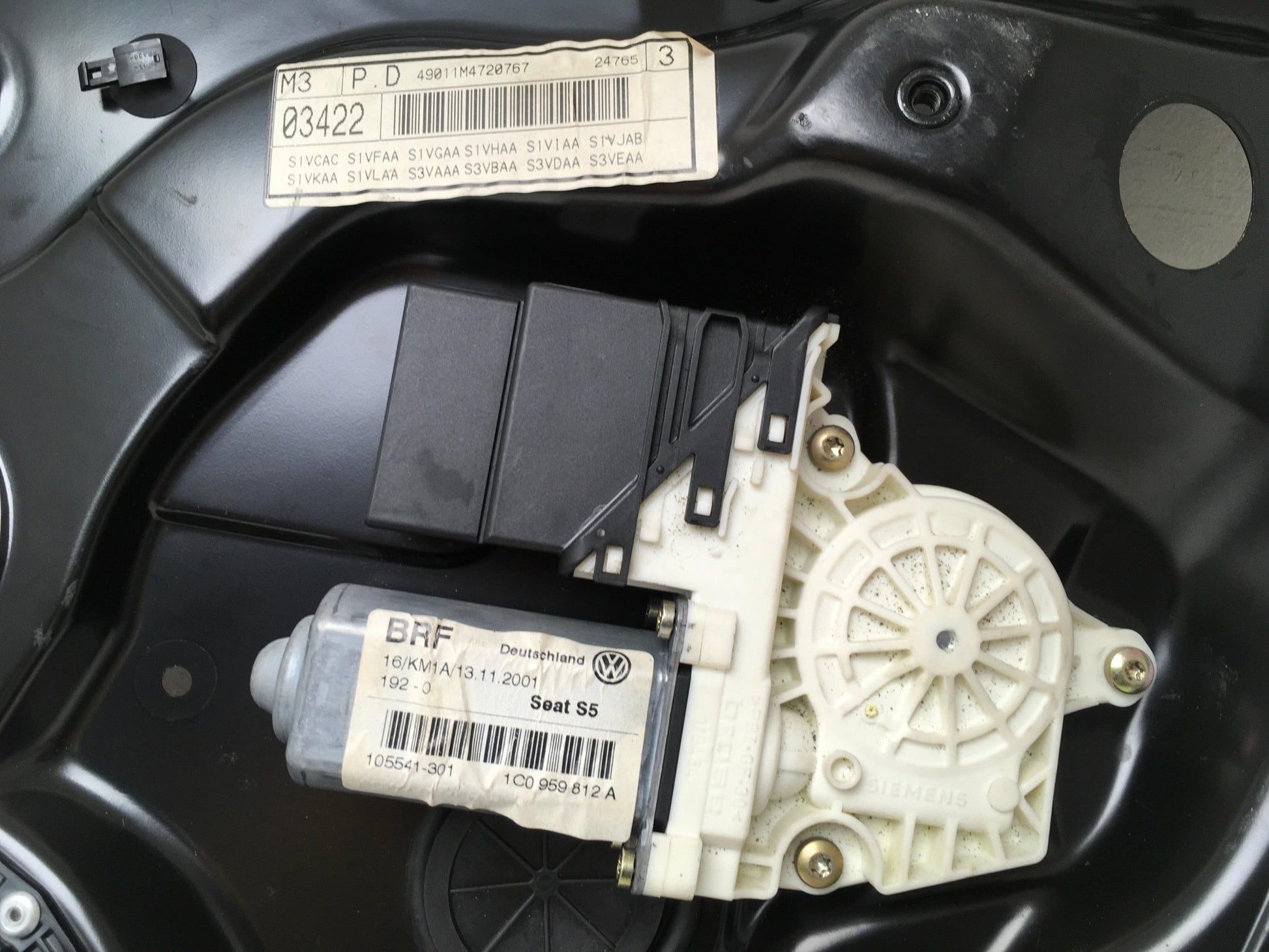 Elevalunas tra dcho Seat Leon 1M1 - 1C0959812A