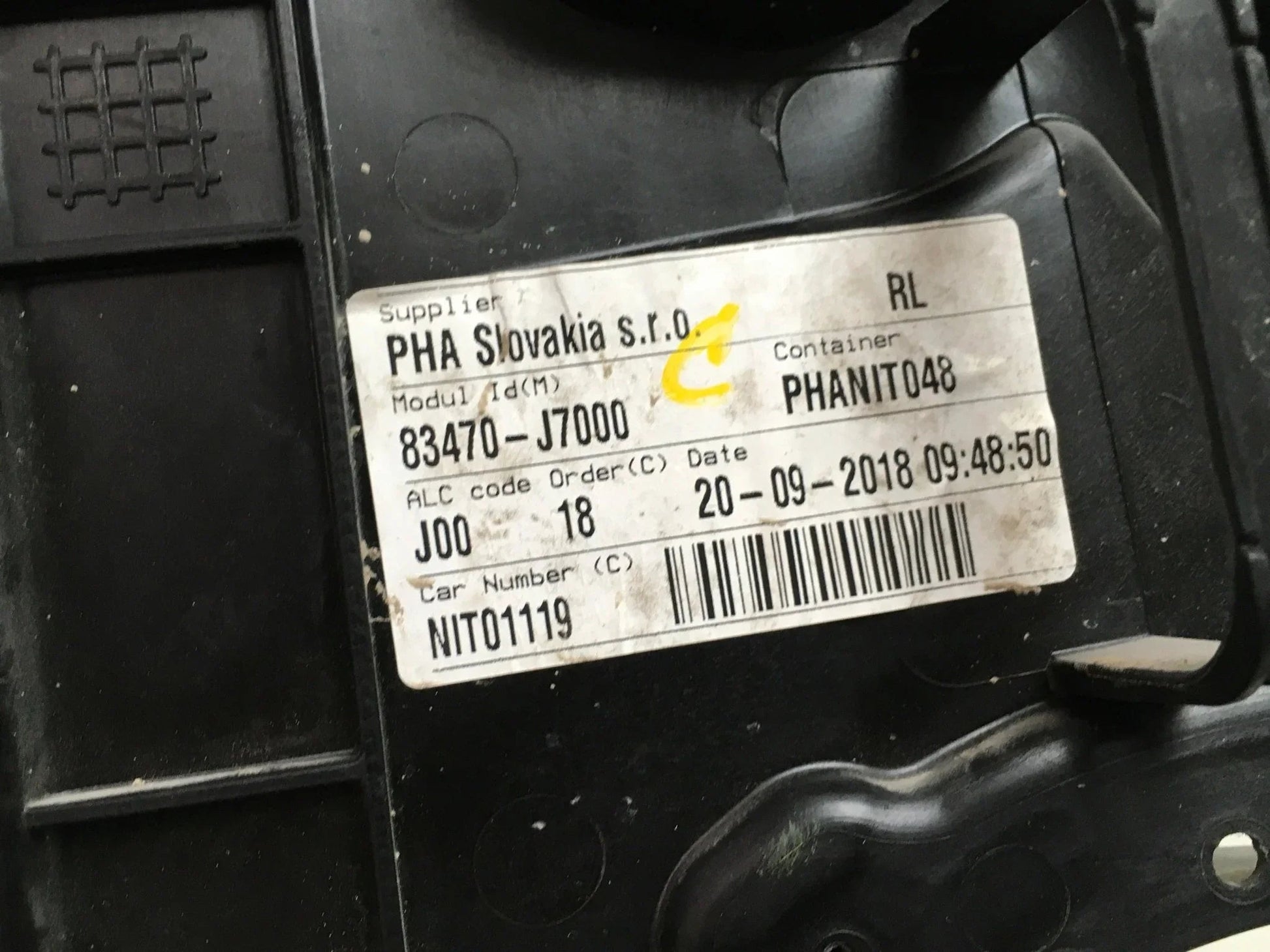 Elevalunas tra izq Kia Ceed CD