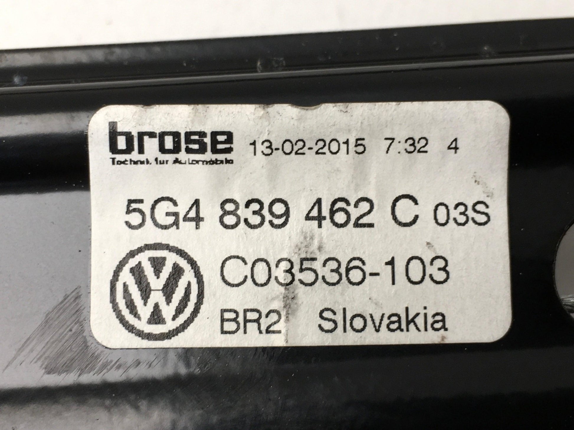 Elevalunas trasero dcho VW Golf VII 5G4839462C - 5G4839462C