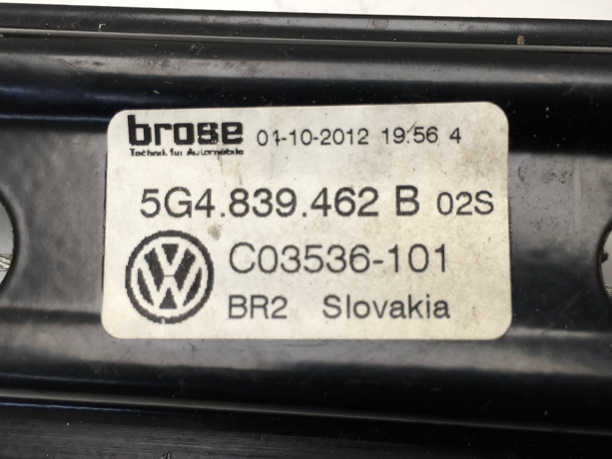 Elevalunas trasero dcho VW Golf VII Variant - 5G4839462B