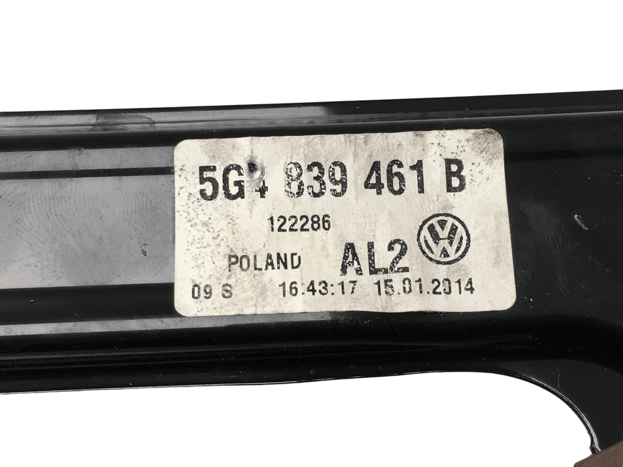 Elevalunas trasero izquierdo VW Golf VII R - line - 5G4839461B