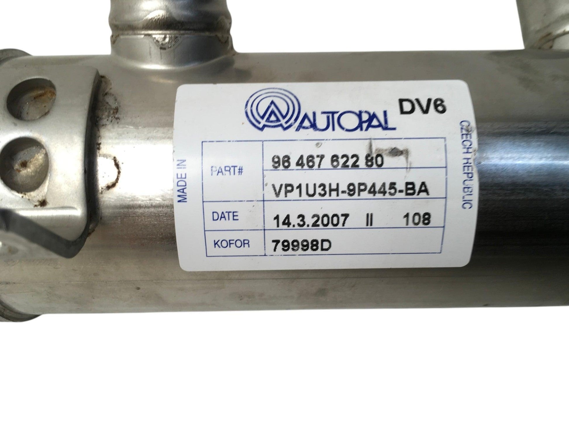 Enfriador EGR PSA 9646762280 - 9646762280