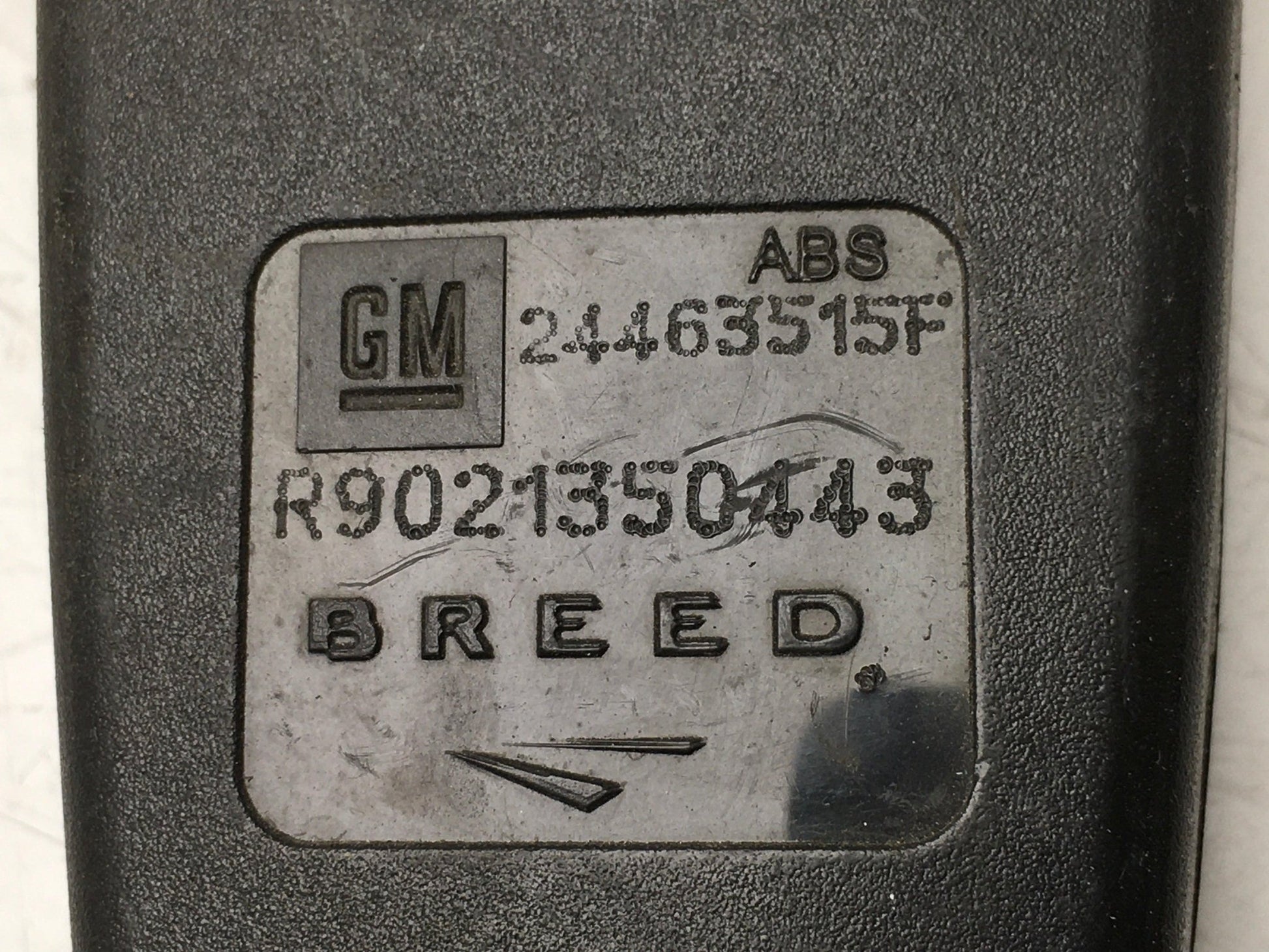 Enganche cinturon del dcho Opel Vectra C - 24463515F