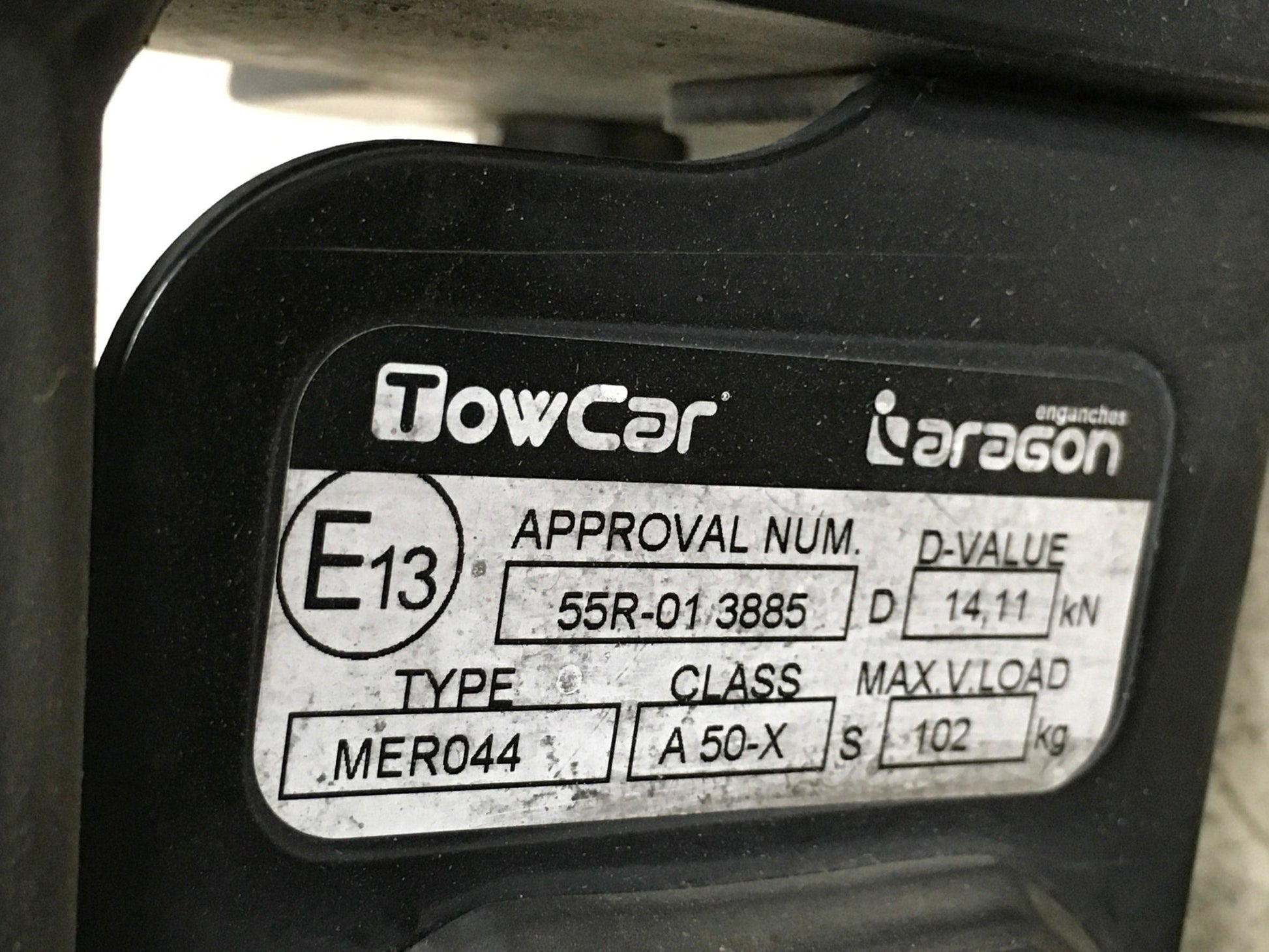 Enganche Remolque 55R-01 3885 - 