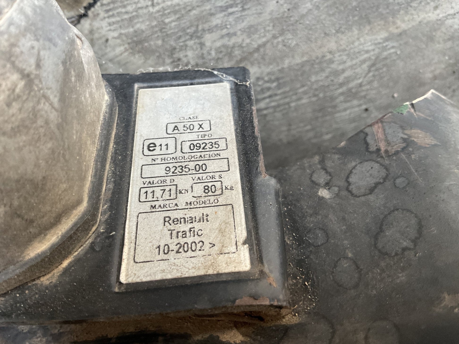 Enganche Remolque Renault Trafic 01-14 - 12874026295