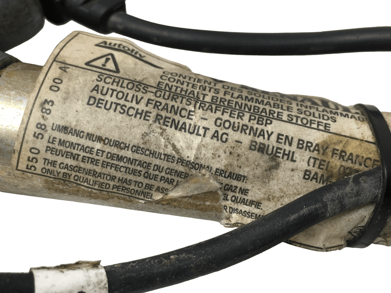 Enganches cinturon Renault 7700415676 - 7700415679