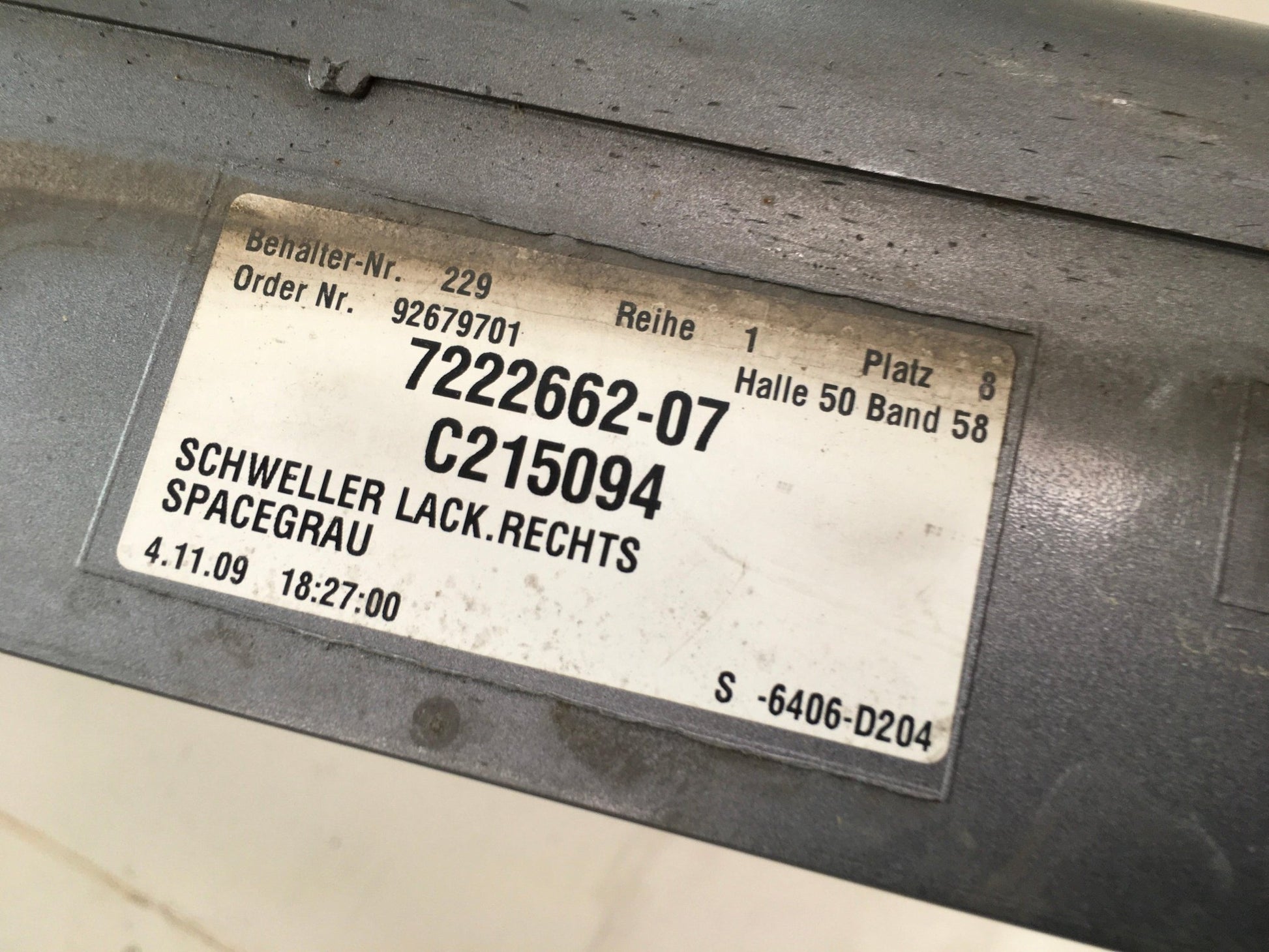 Faldon derecho BMW 5 F07 - 51777201252