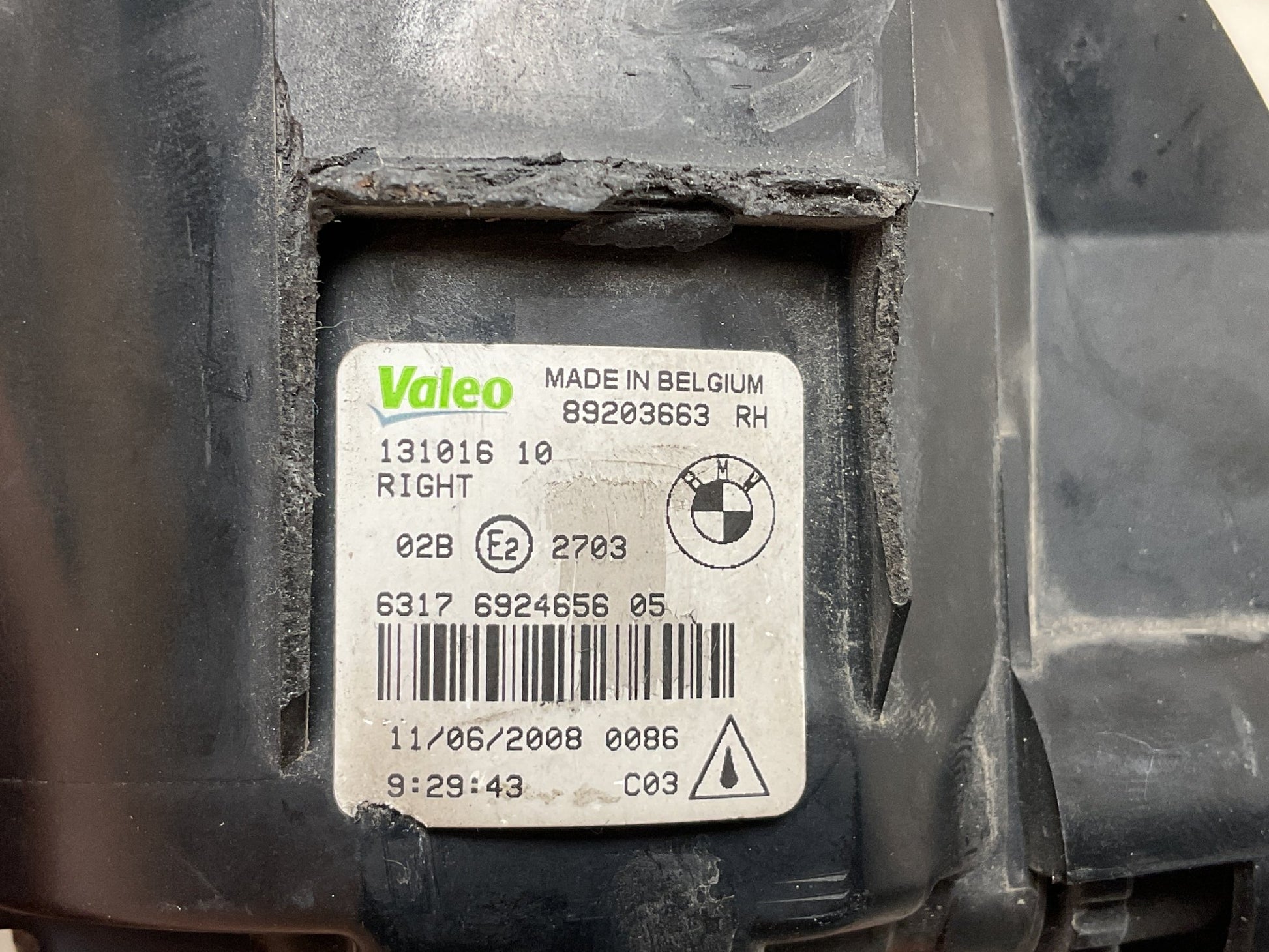 Faro Antiniebla dcho BMW 63176924656 - 63176924656