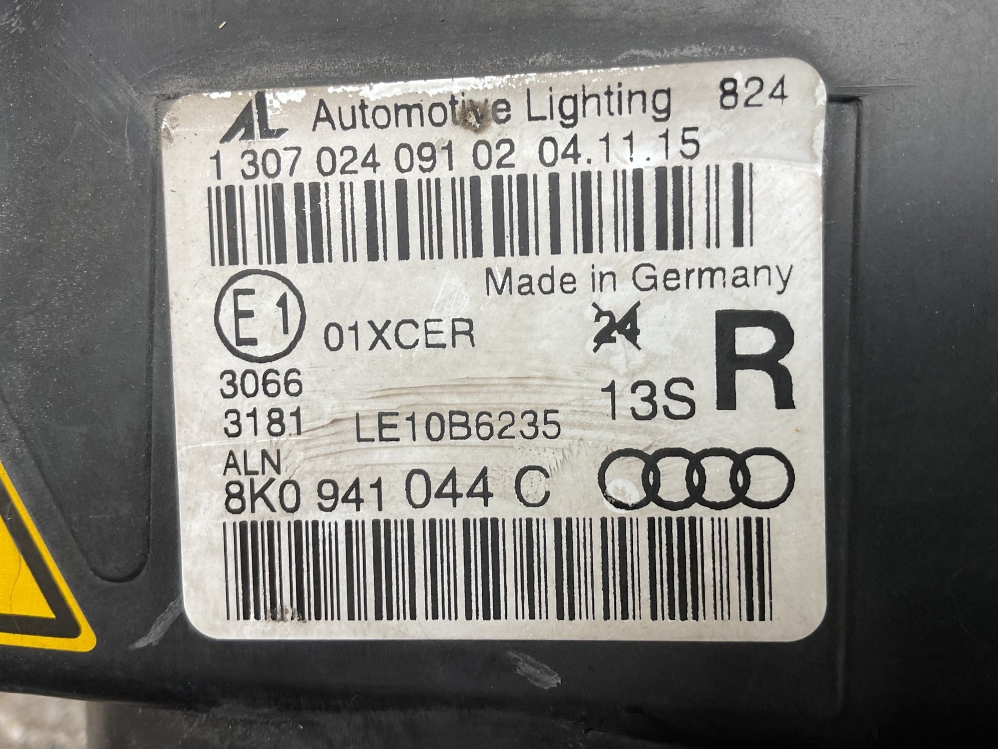 Faro dcho Audi A4 B8 8K - 8K0941044C