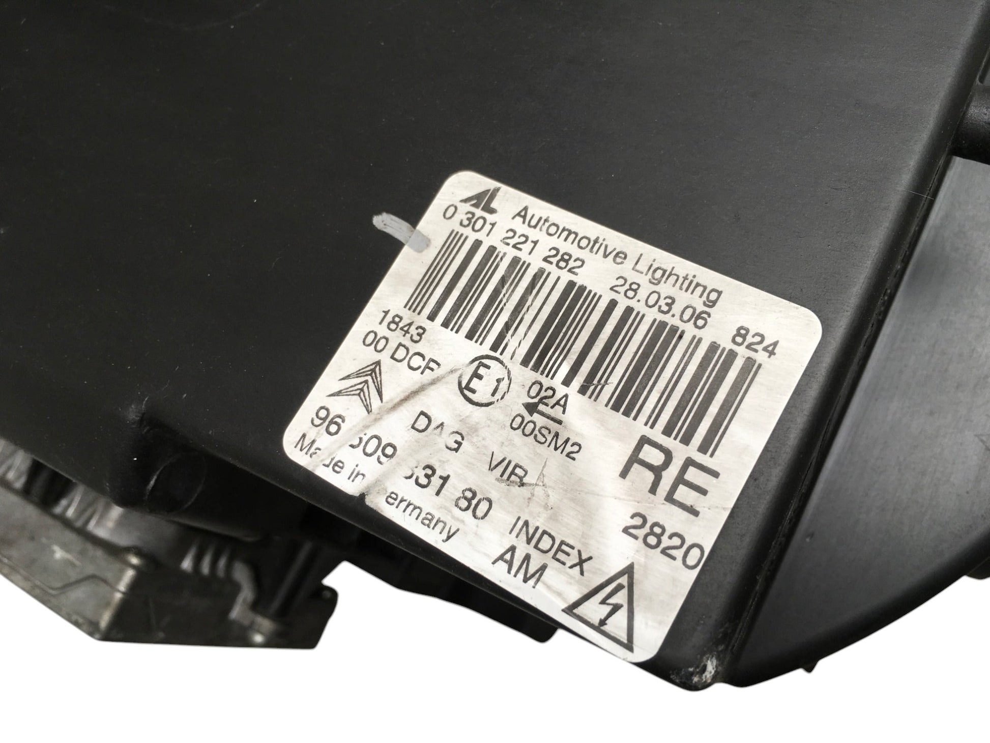 Faro dcho Citroen C6 I TD - 9660983180