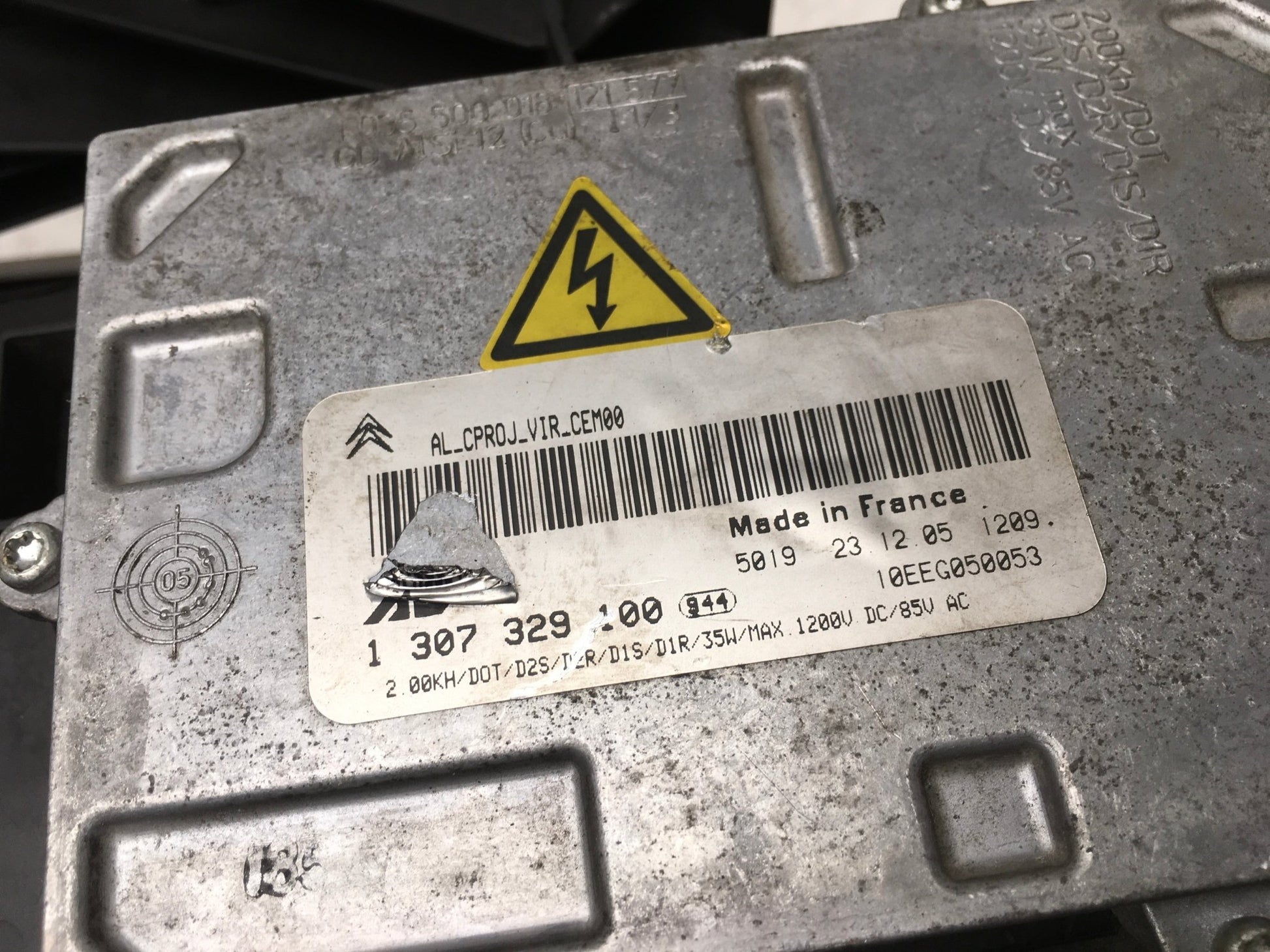 Faro dcho Citroen C6 I TD - 9660983180