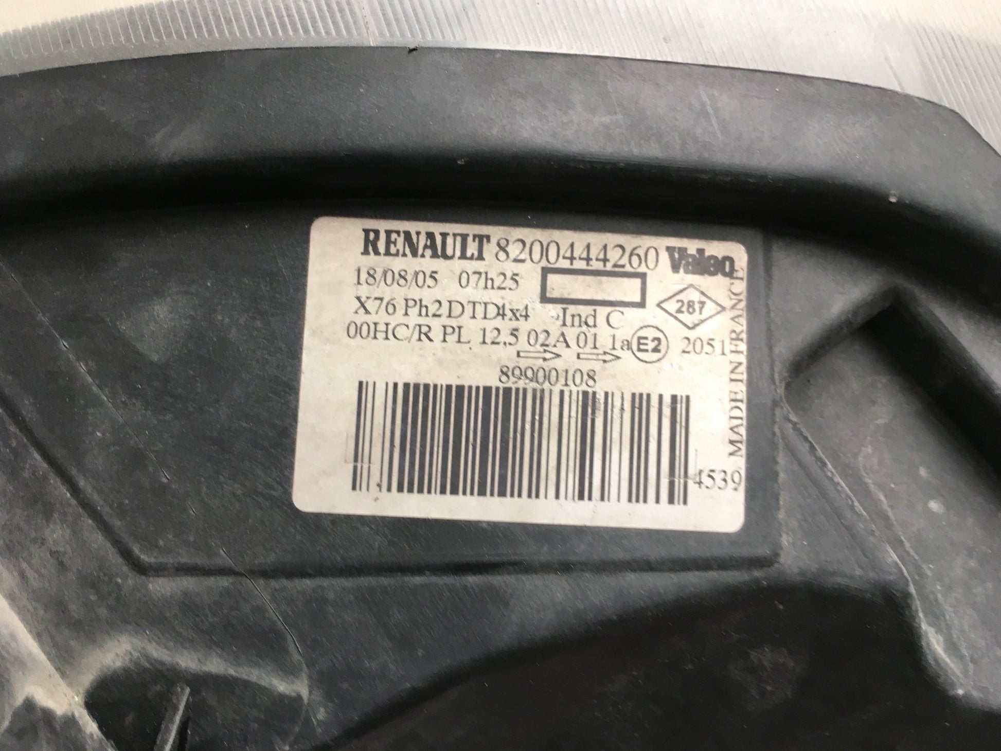 Faro dcho Renault Kangoo I Fase 2 - 8200444260