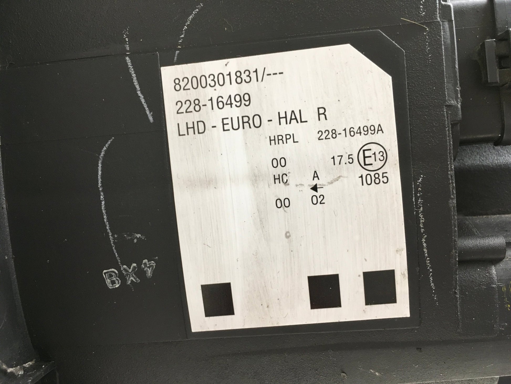 Faro dcho Renault Modus - 8200301831