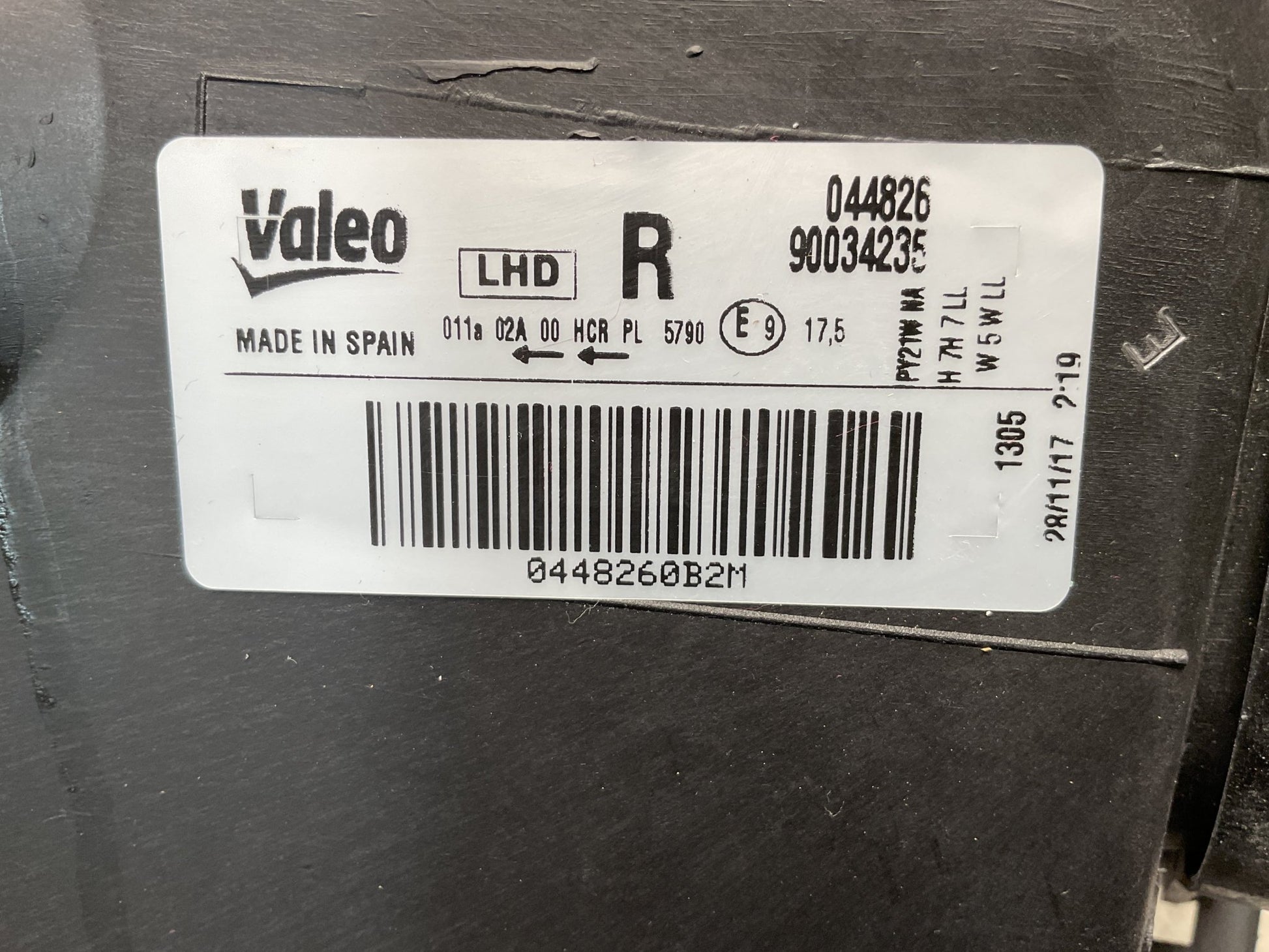 Faro dcho Seat Ibiza 15-17 - 90034235