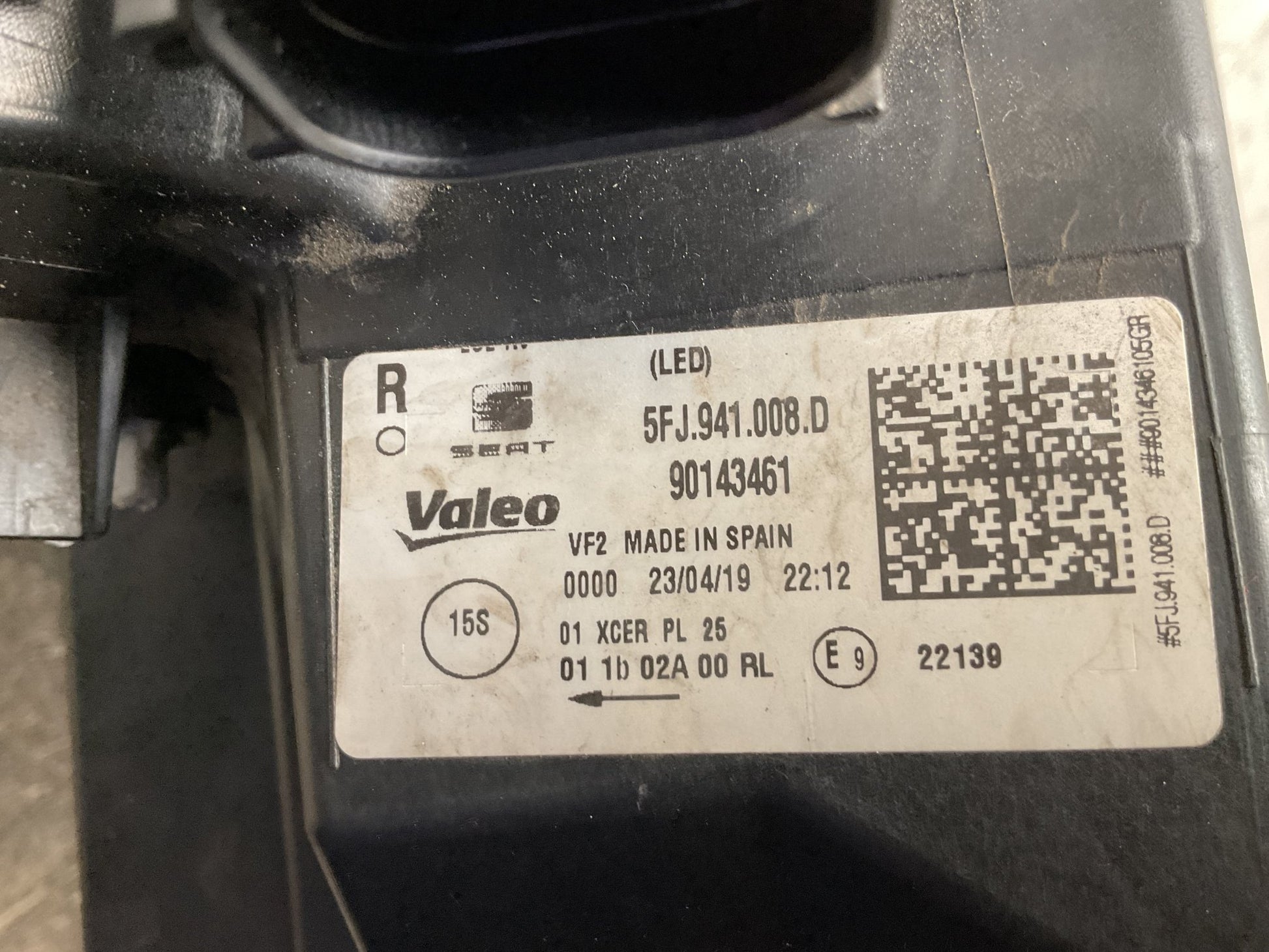 Faro dcho Seat Terraco - 5FJ941008D