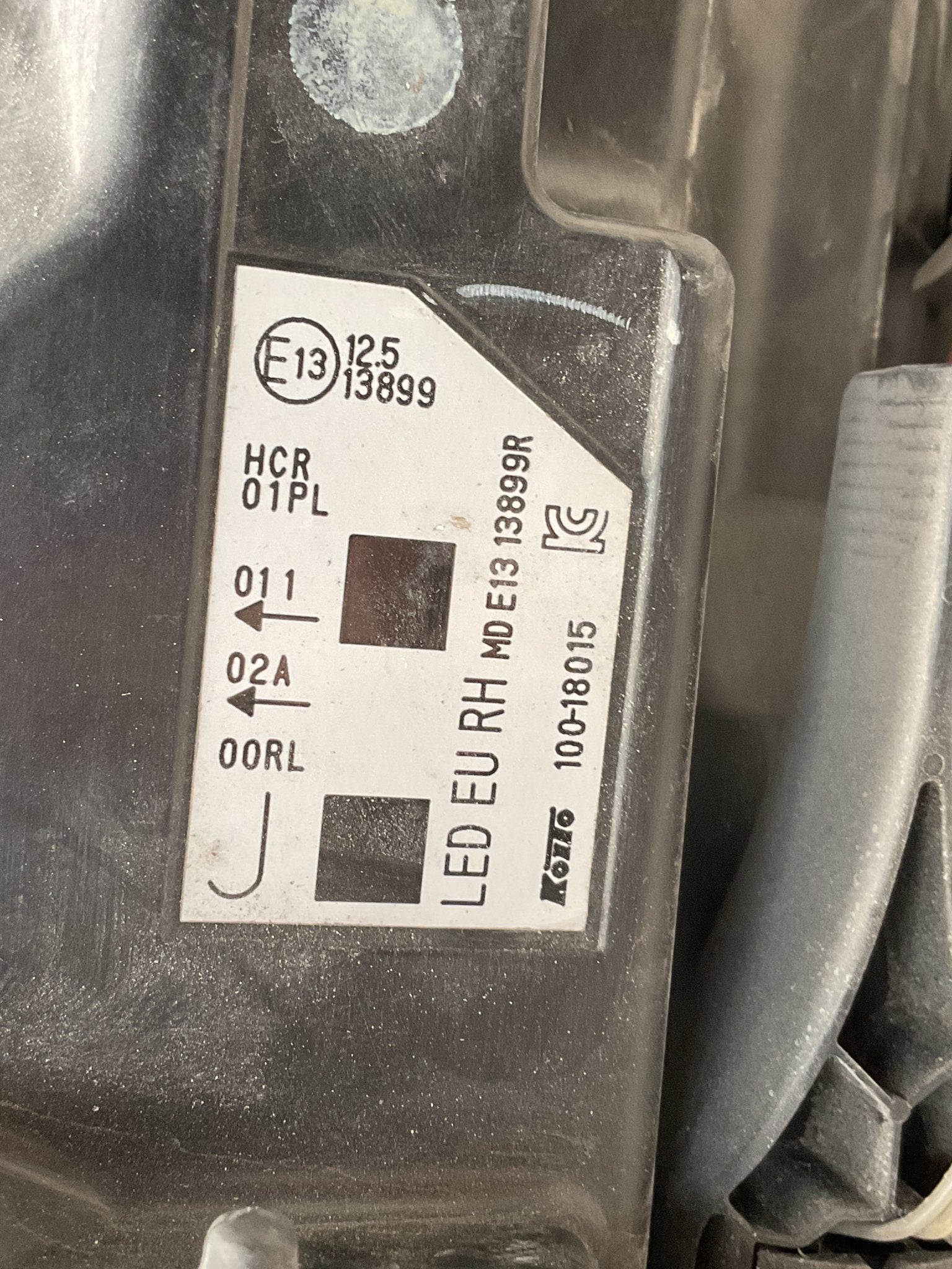 Faro del dcho Nissan Qashqai II 14-17 - E1313899R