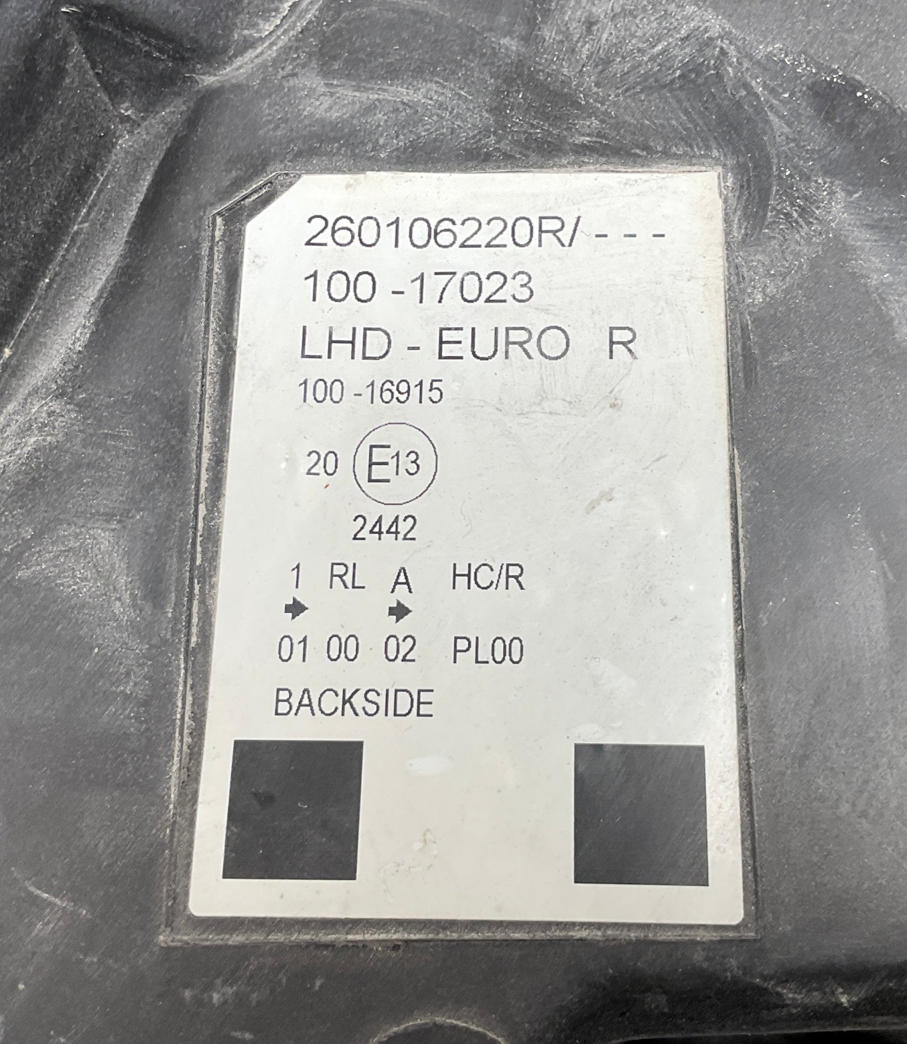 Faro del dcho Renault Kangoo II 07-13 - 260106220R