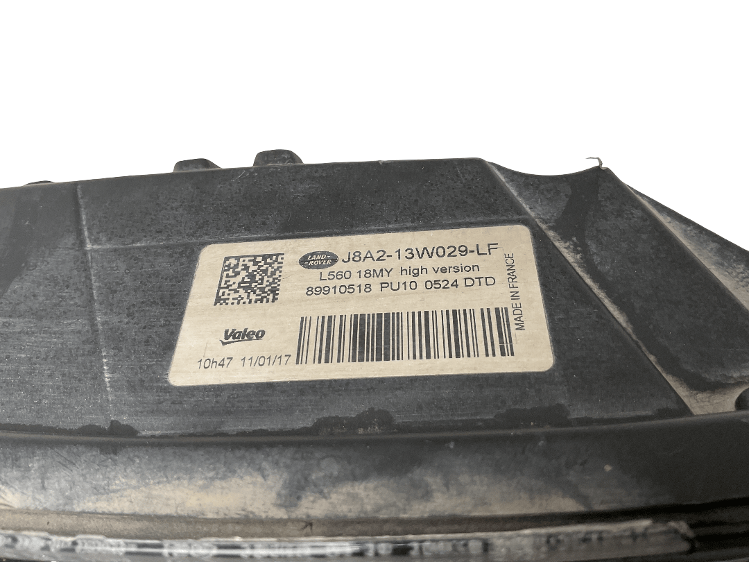 Faro del dcho Rover Velar 17-24 2.0 - J8A213W029