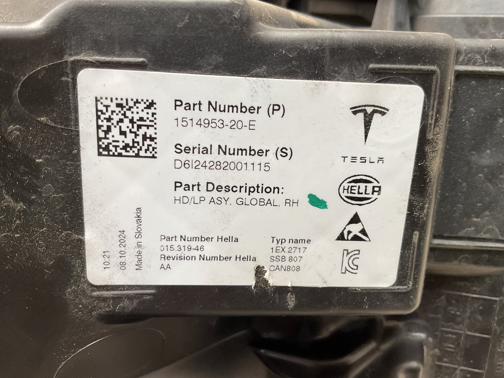 Faro del dcho Tesla 3-Tesla Y 21-25 - 151495300