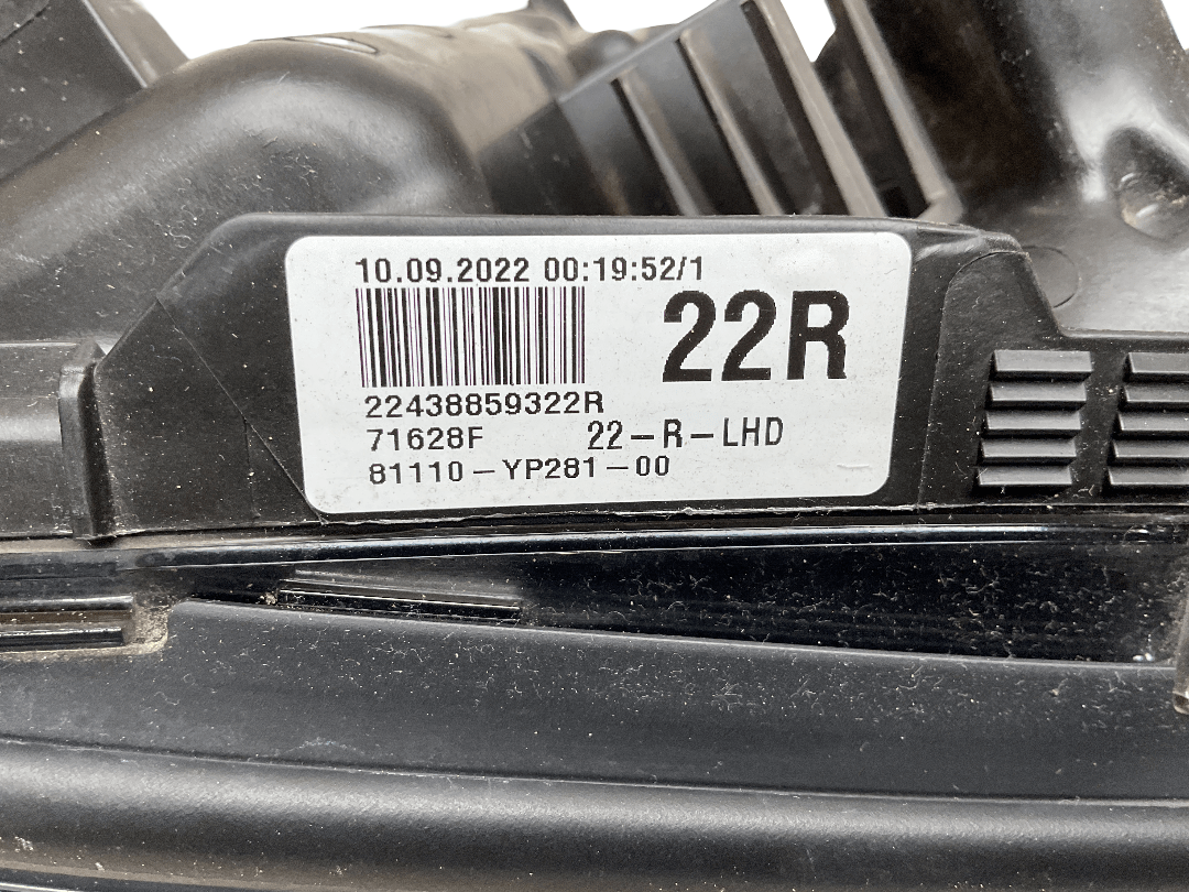 Faro del dcho Toyota C-HR (X1) 19-24 - 81130YP282