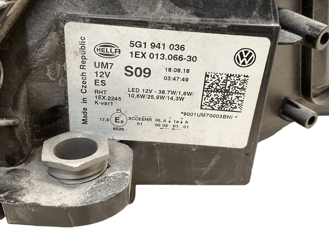 Faro del dcho VW Golf VII 17-20 - 5G1941036