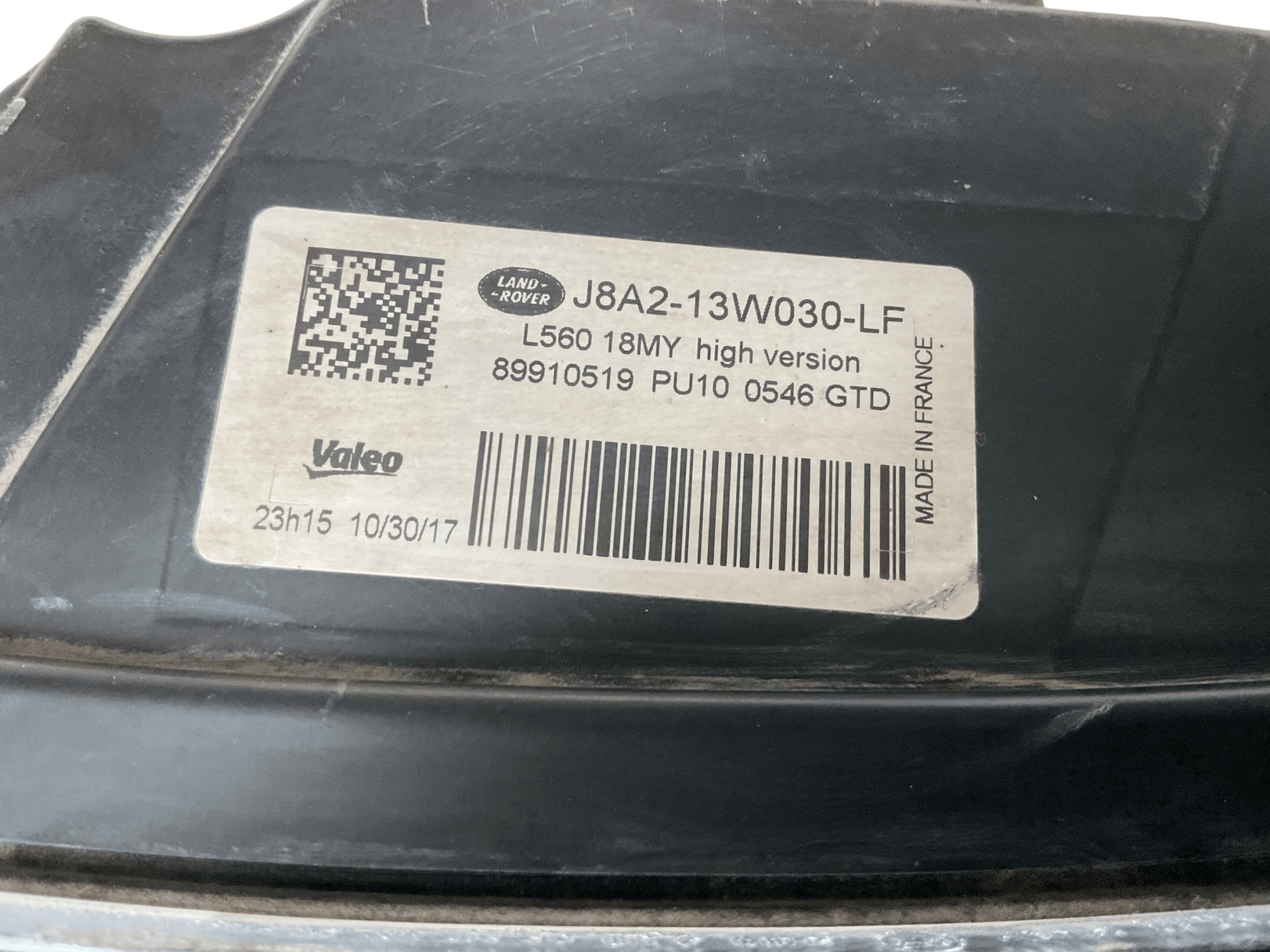 Faro del izq Range Rover Velar 17-23 - J8A213W030LF