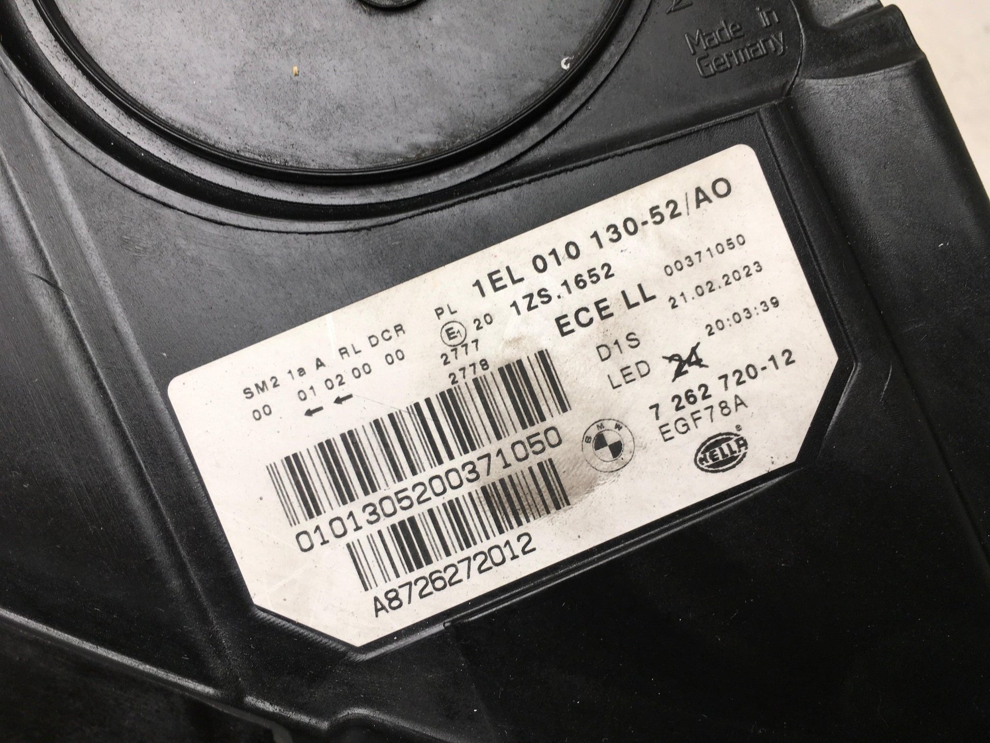 Faro derecho BMW F07 GT - 63127262720