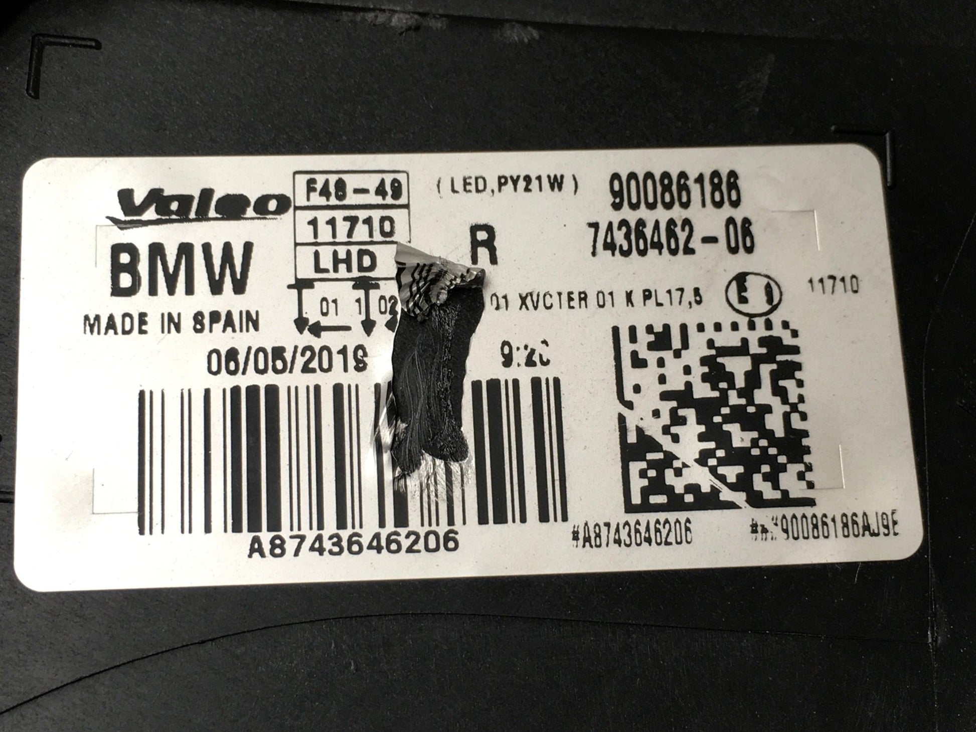 Faro derecho BMW X1 F48 - 90086186