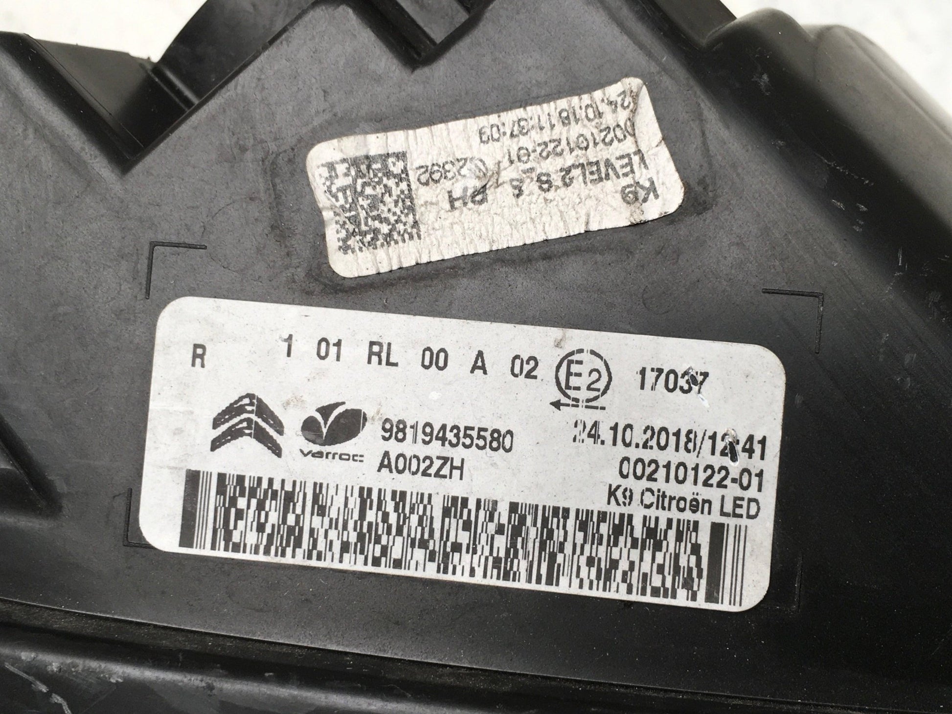 Faro derecho Citroen Berlingo K9 - 9819435580