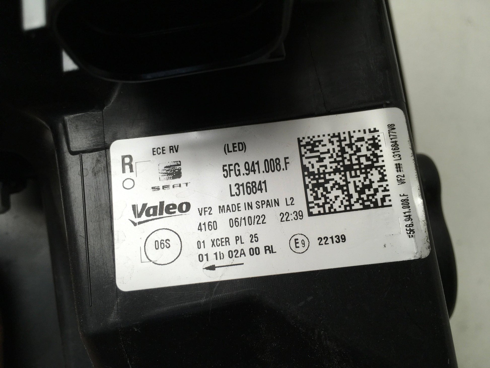 Faro derecho Cupra Formentor - 5FG941008F