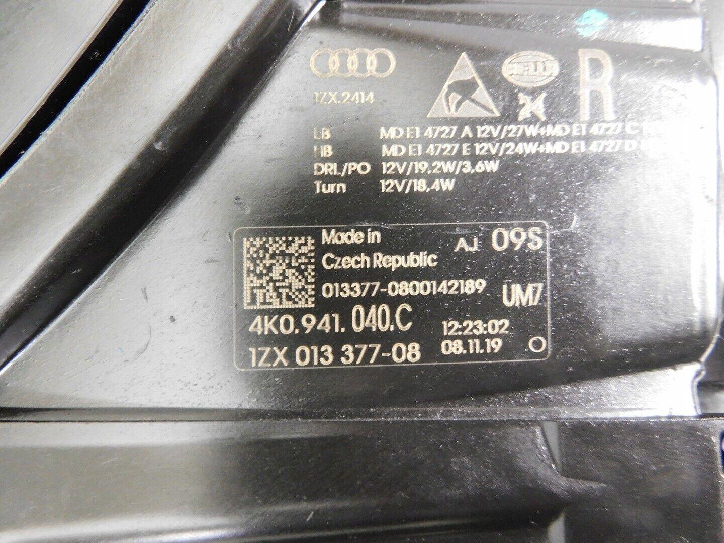 Faro derecho Full Led Audi A6 C8 Nuevo