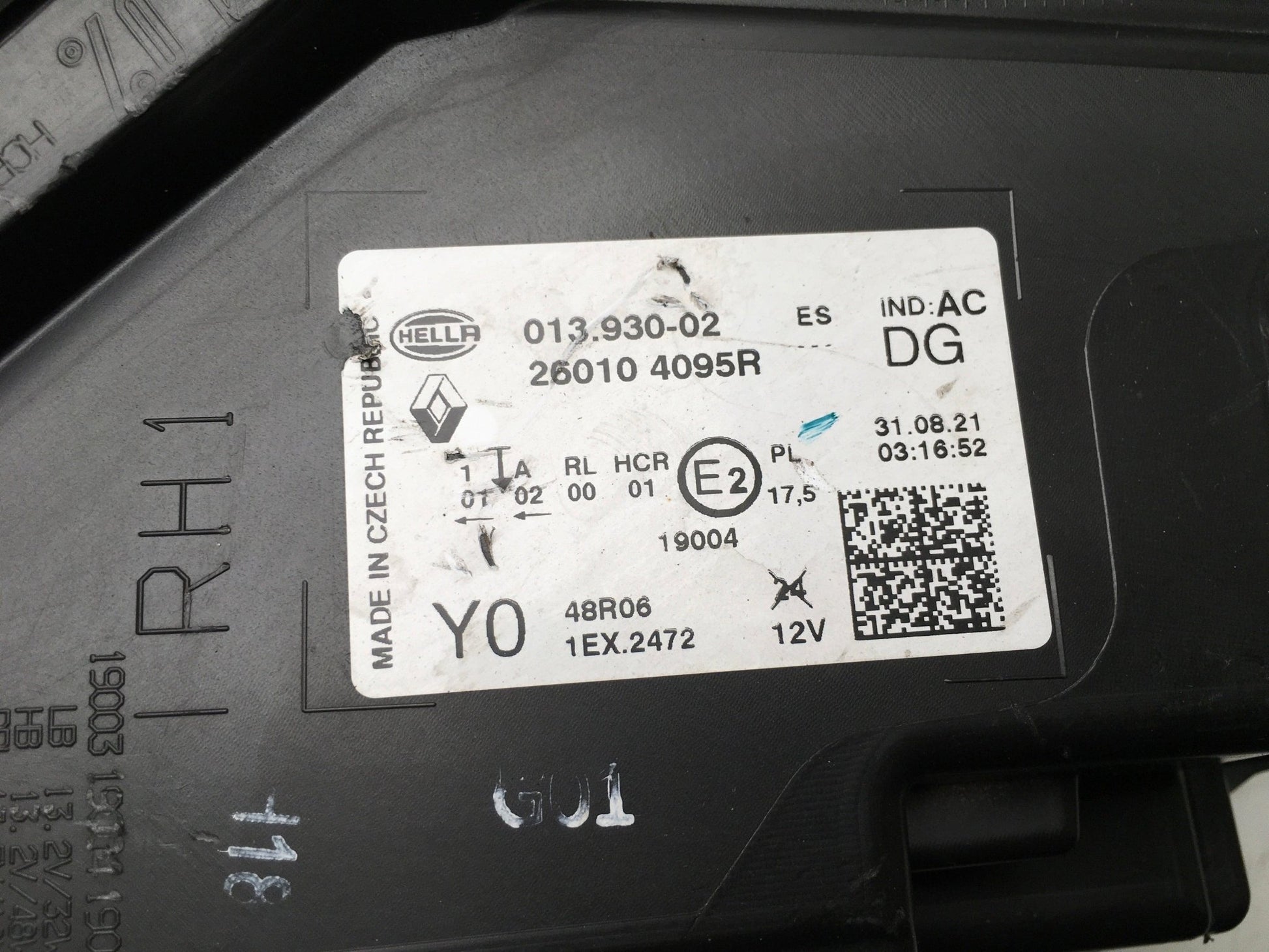 Faro derecho Renault Captur II - 260104095R