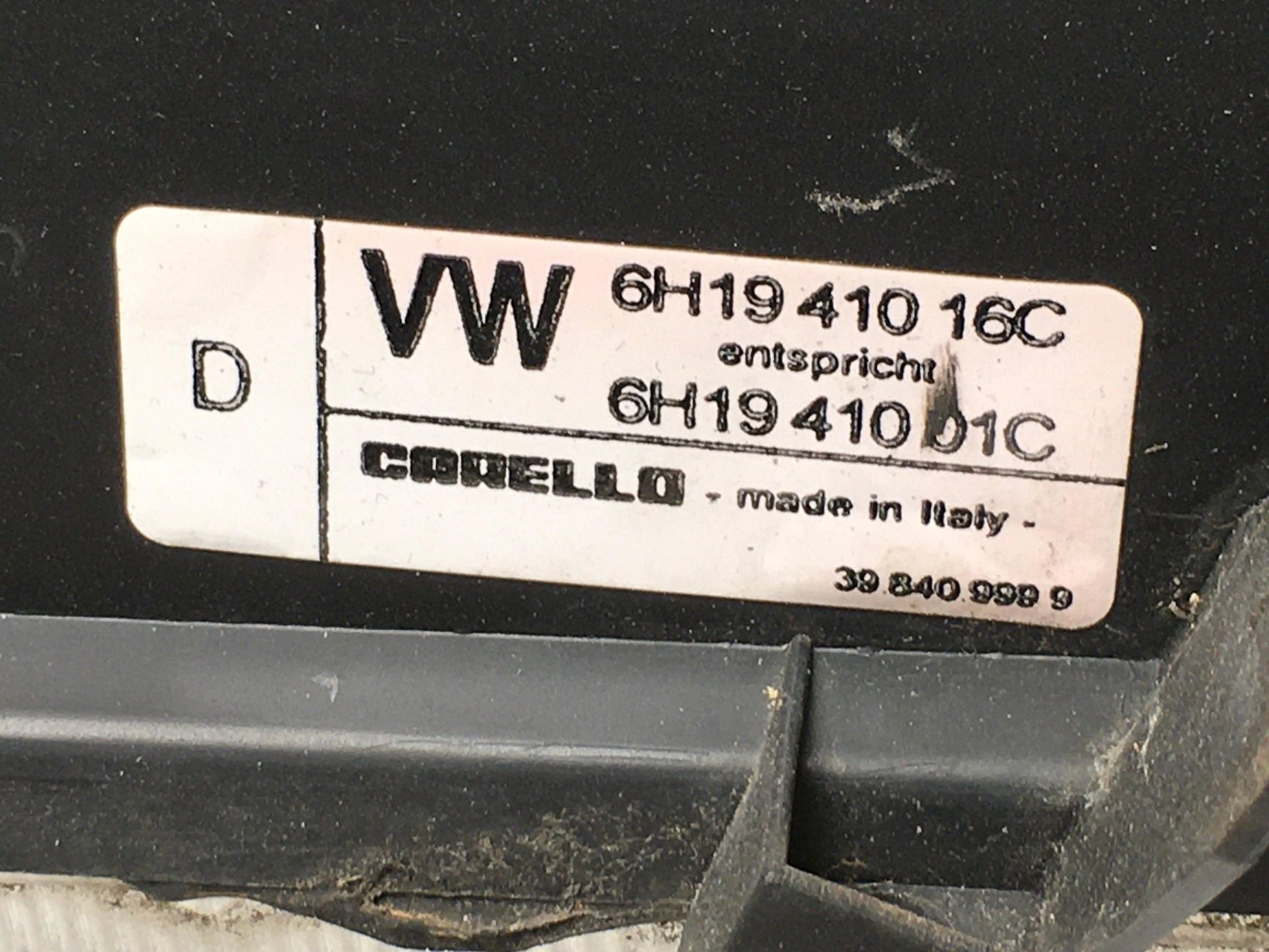 Faro derecho Seat Arosa - 6H1941016C