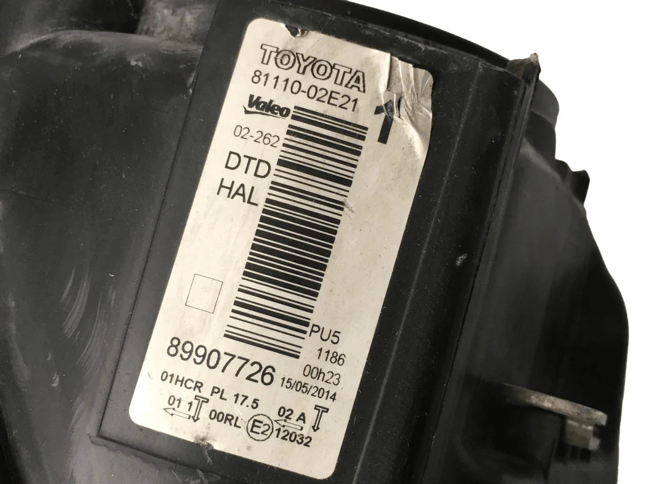 Faro derecho Toyota Auris II 89907726