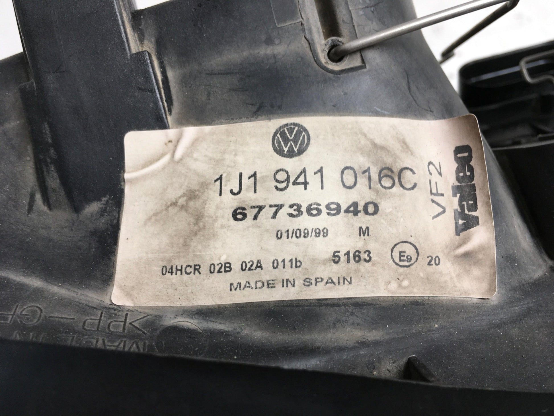 Faro derecho VW Golf IV 1J - 1J1941016C