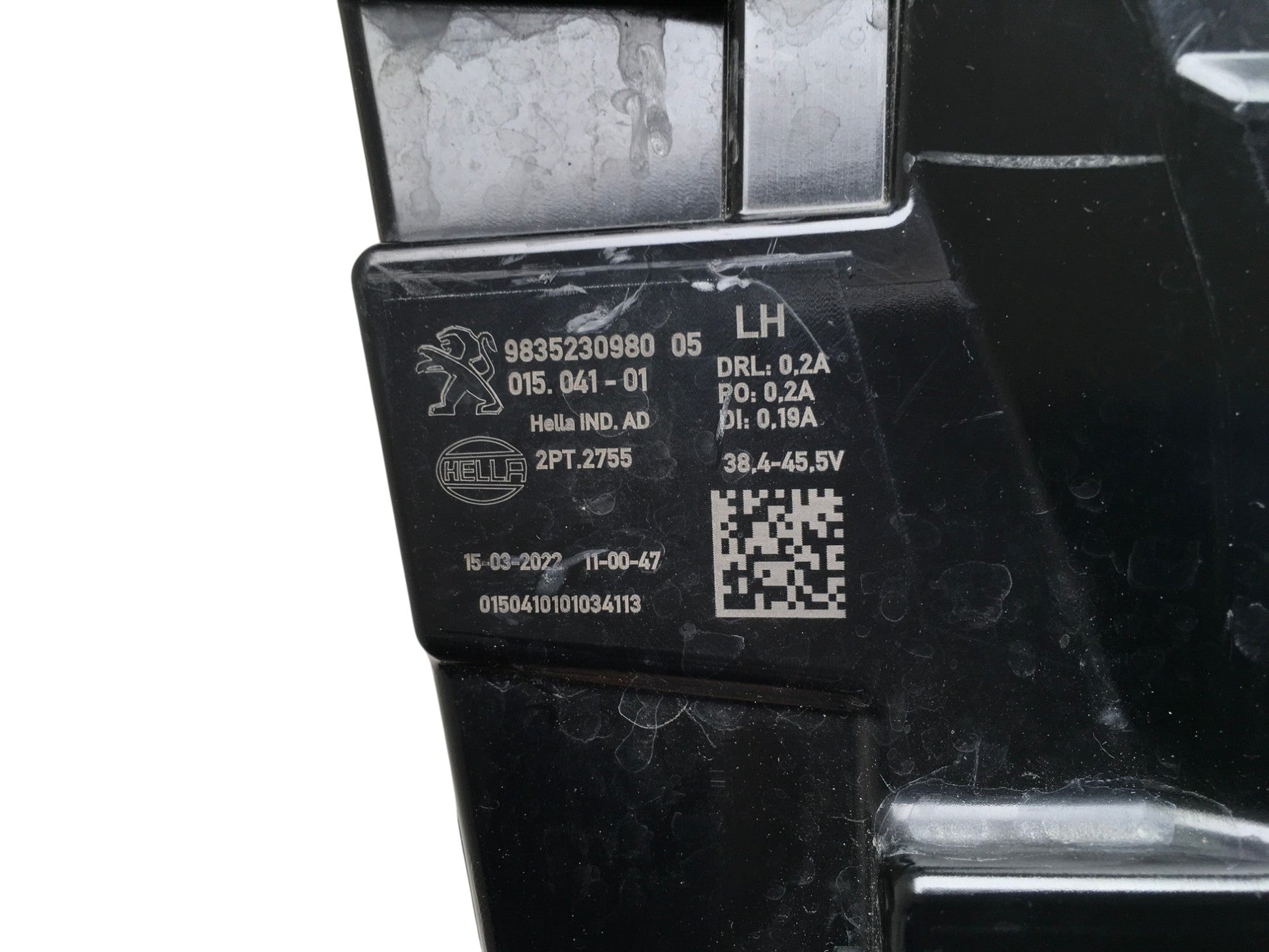 Faro Diurno izq Peugeot 308 III - 9835230980