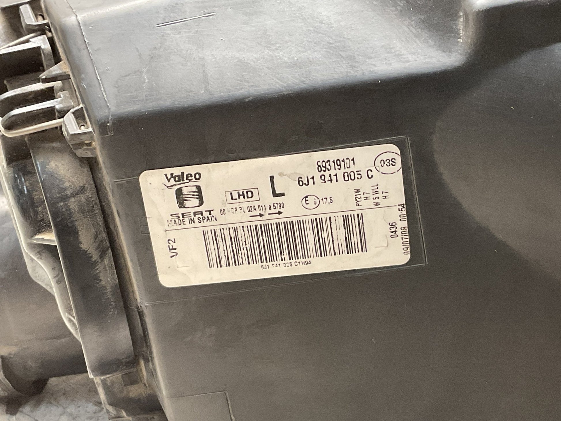 Faro izq Seat Ibiza 2008 - 2017 - 6J1941005C