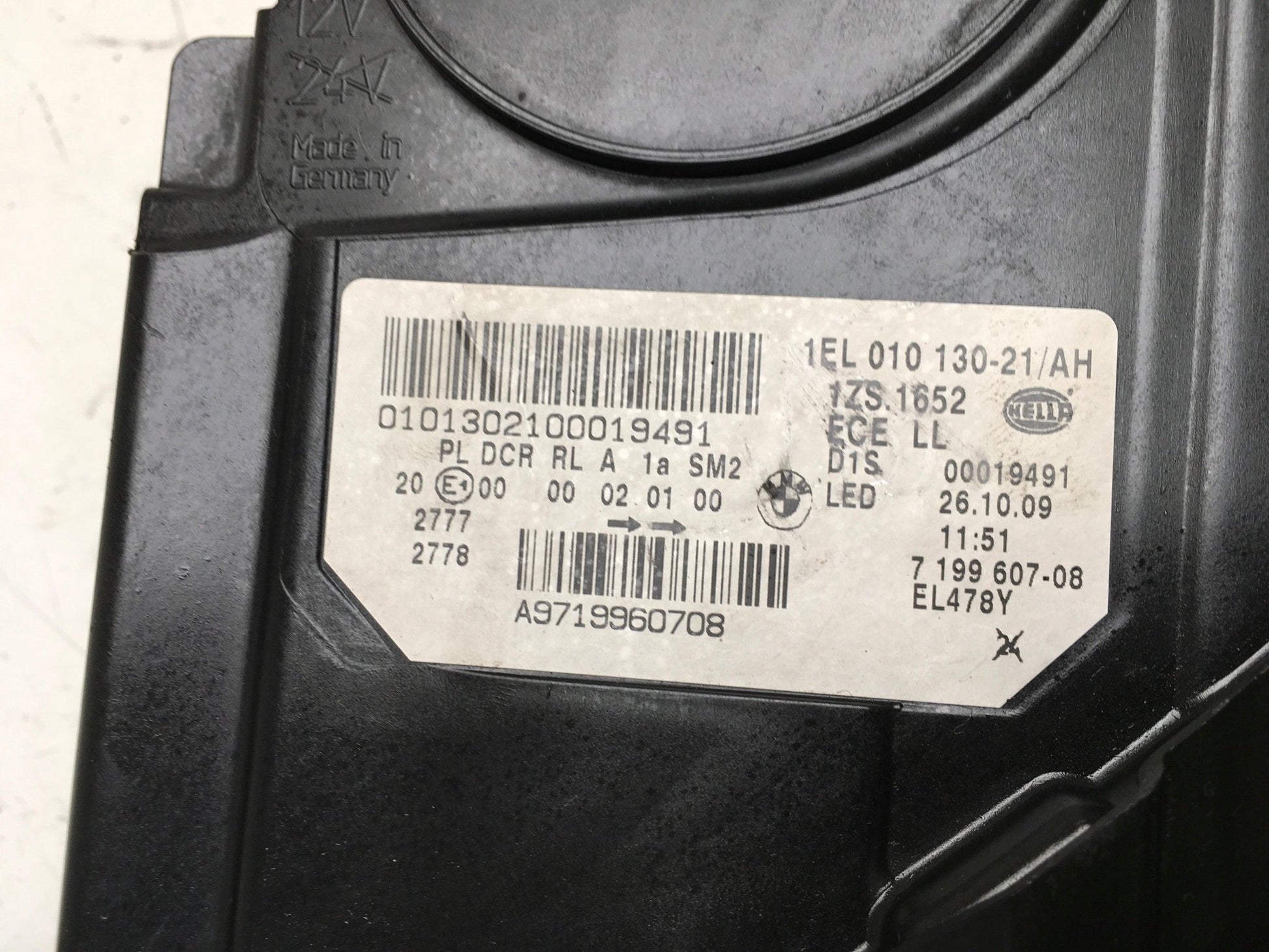 Faro izquierdo BMW 5 F07 - 7199607