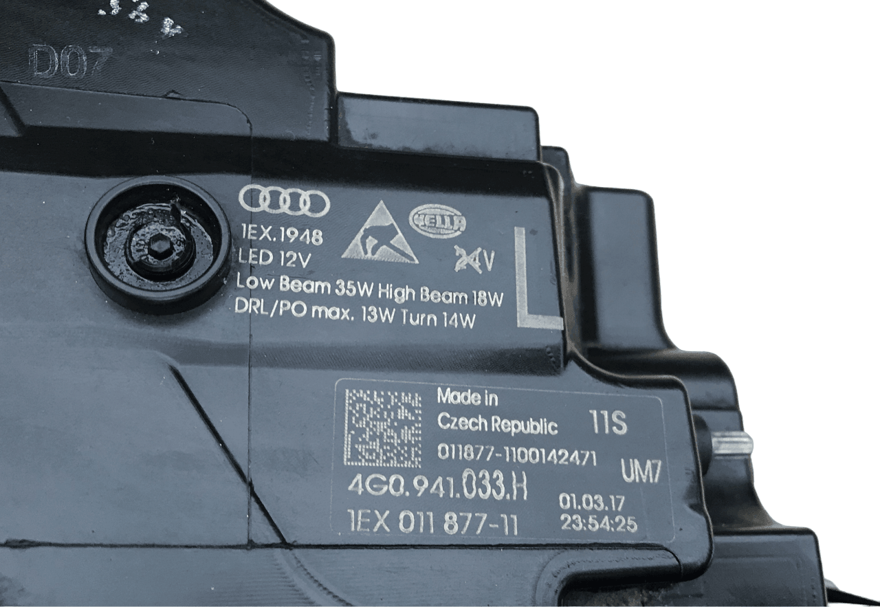 Faro izquierdo Full Led Audi A6 4G Nuevo - 4G0941033H