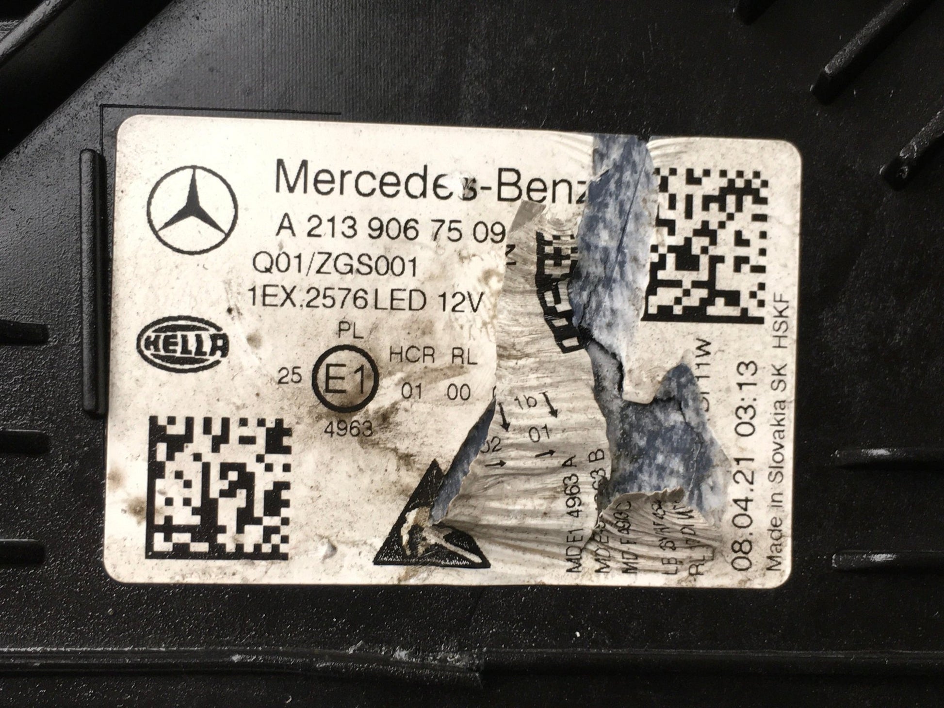 Faro izquierdo Mercedes W213 Fase 2 - A2139067509